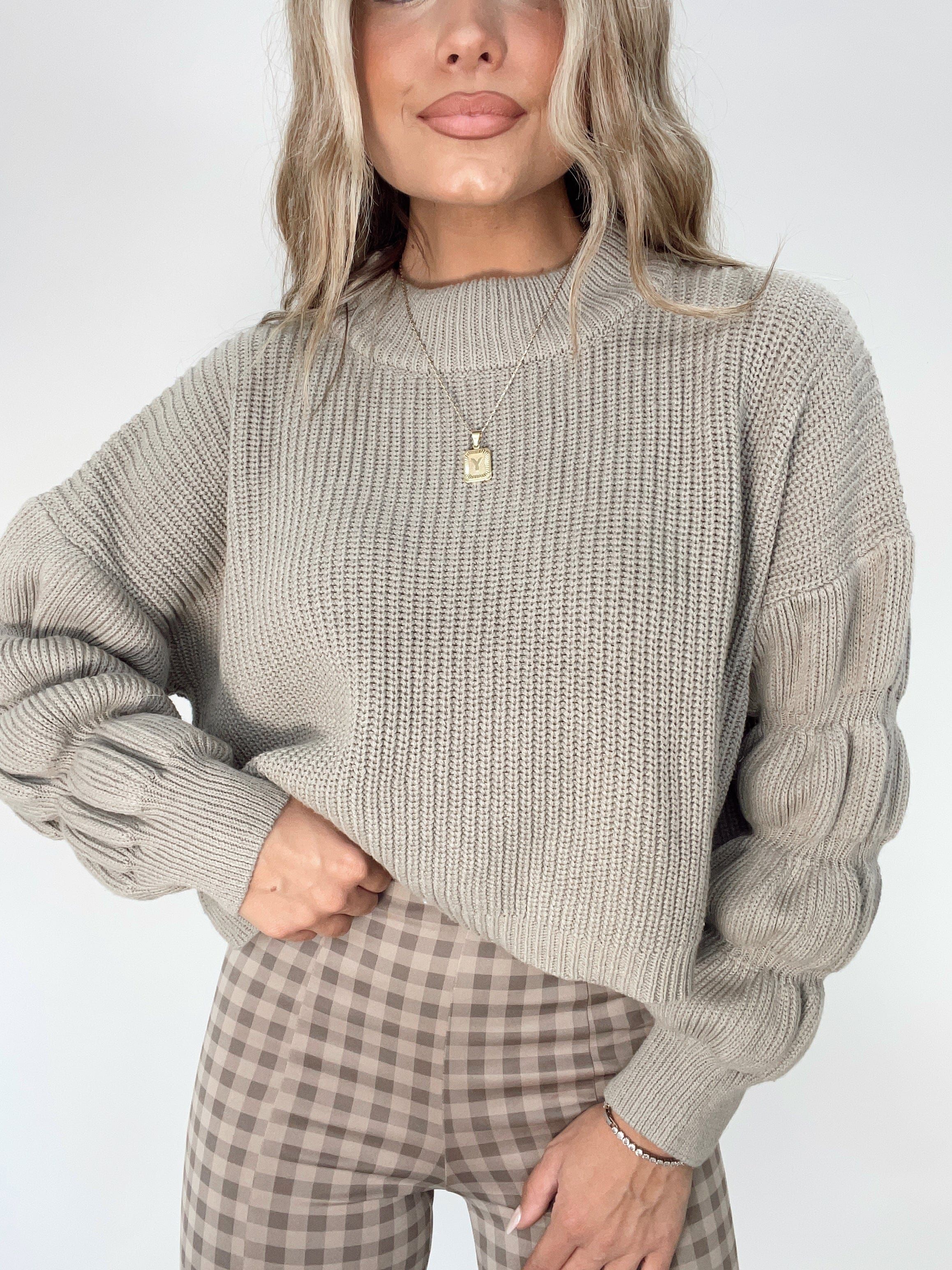 Bubble Sleeve Sweater sold by LANE 201 product image thumbnail 3