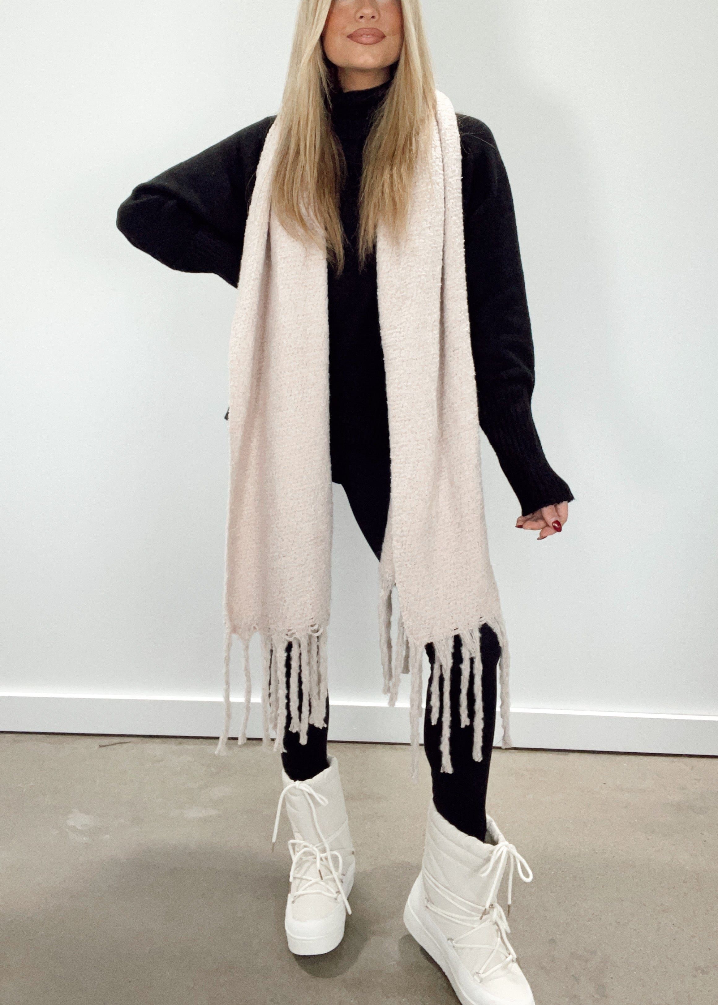 Cozy Tassel Scarf sold by LANE 201 product image thumbnail 3