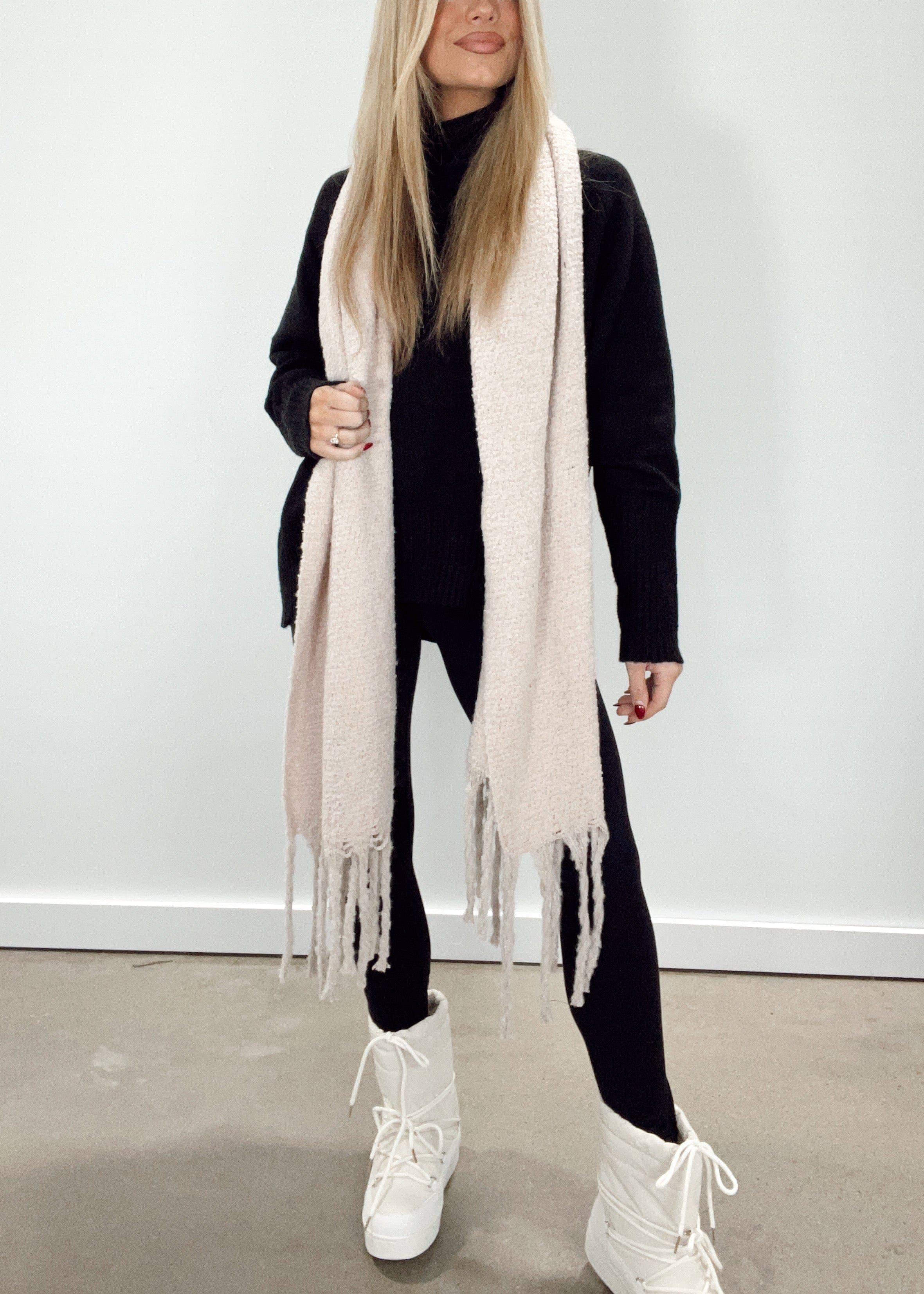 Cozy Tassel Scarf sold by LANE 201 product image thumbnail 4