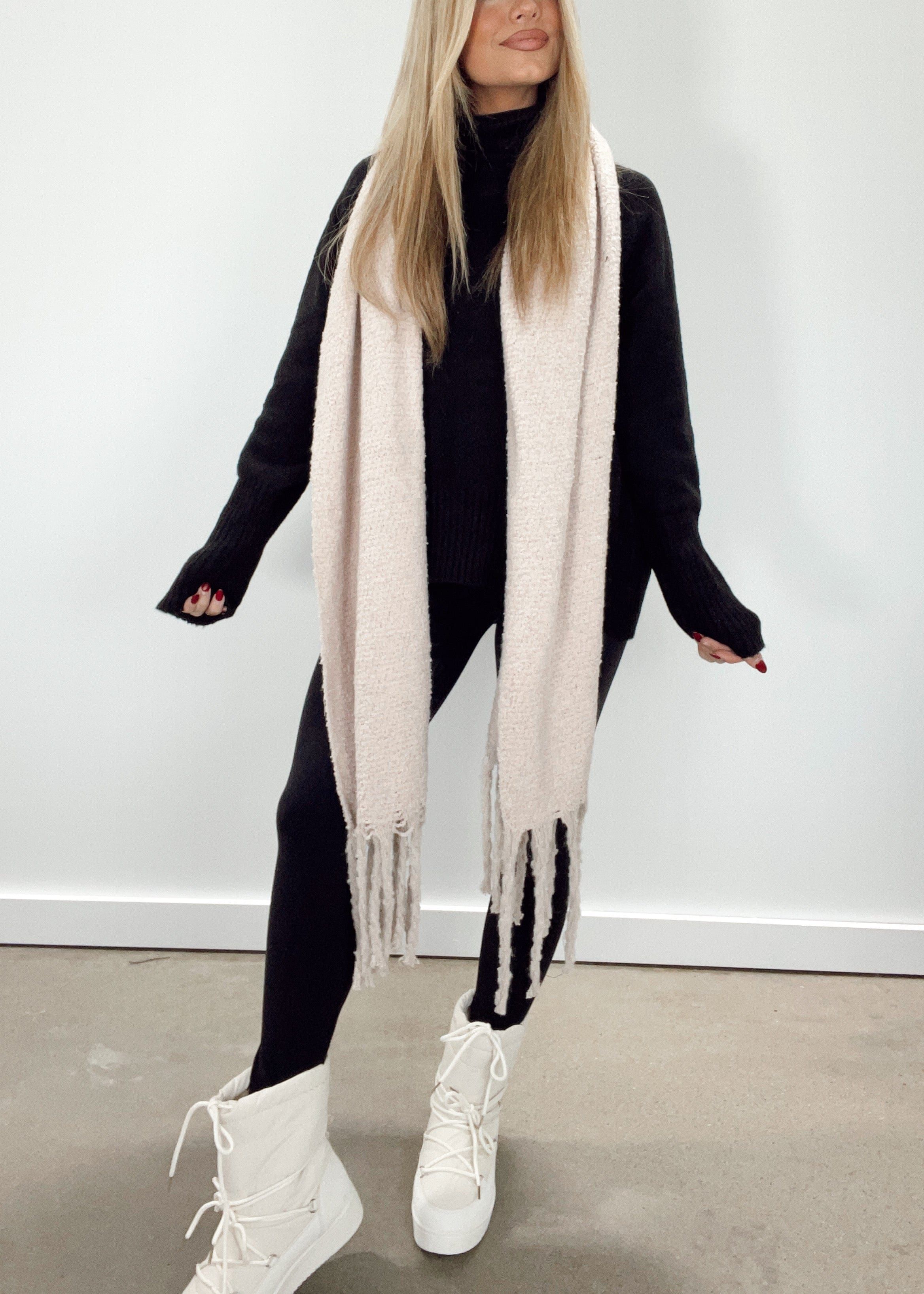 Cozy Tassel Scarf sold by LANE 201 product image thumbnail 2