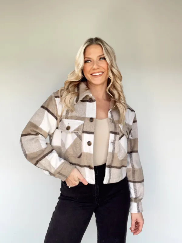 Out And About Shacket sold by LANE 201