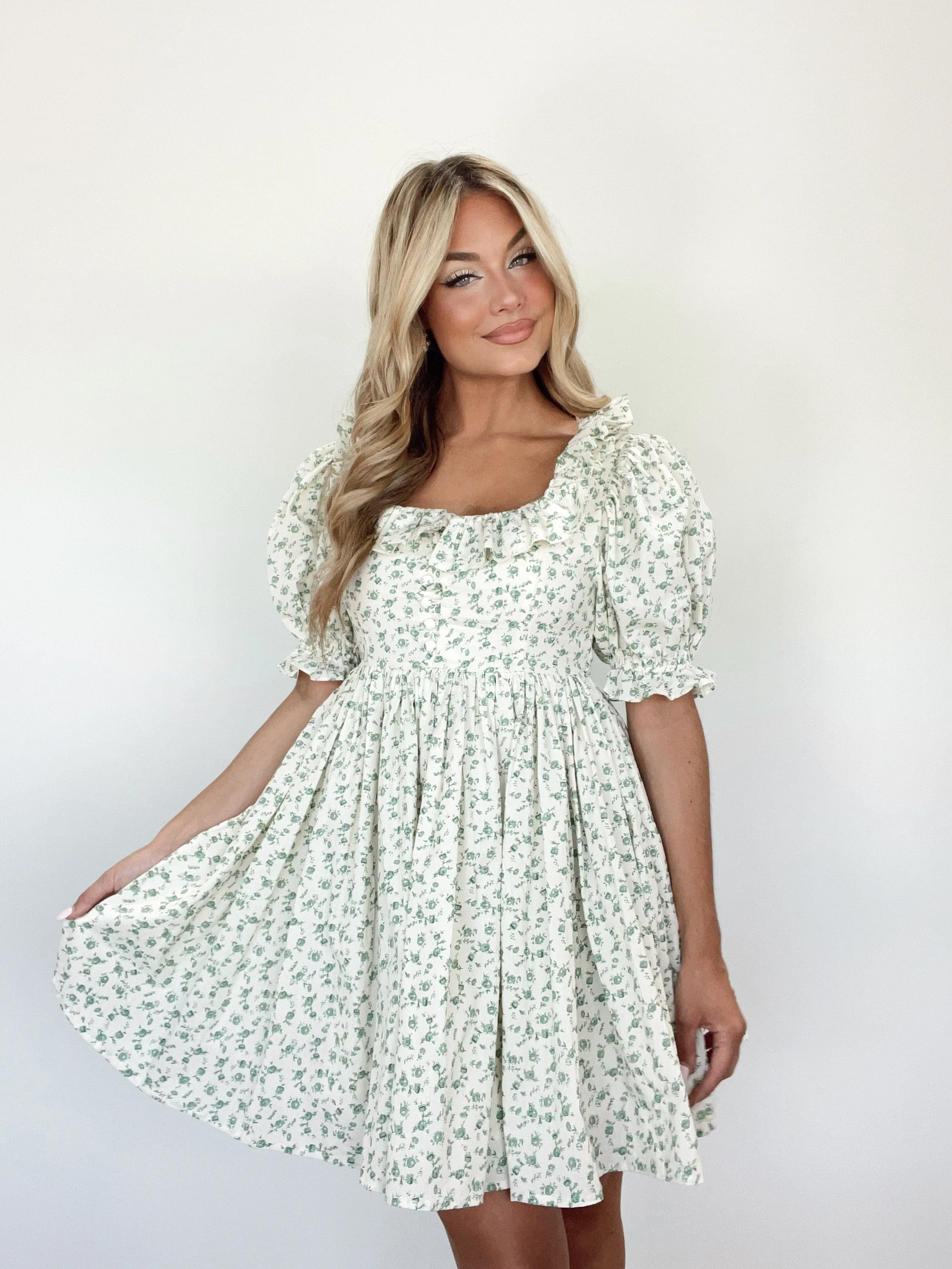 Enchanted Meadow Mini Dress sold by LANE 201 product image thumbnail 4