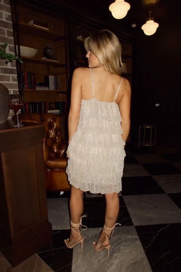 More Glitter Ruffled Dress sold by LANE 201 product image thumbnail 2