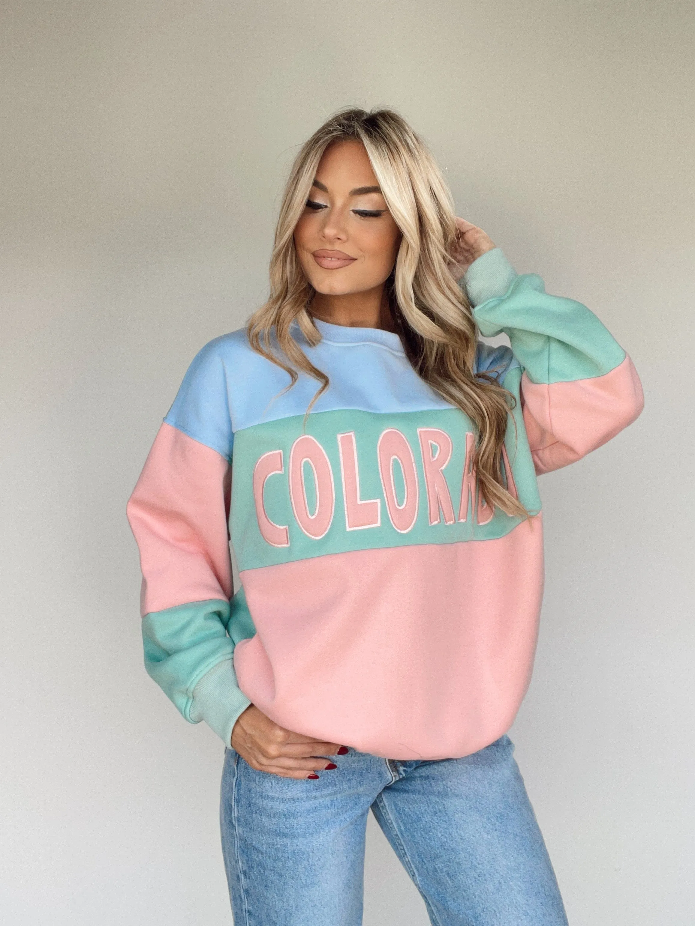 Colorado Colorblock Sweatshirt sold by LANE 201 product image thumbnail 3