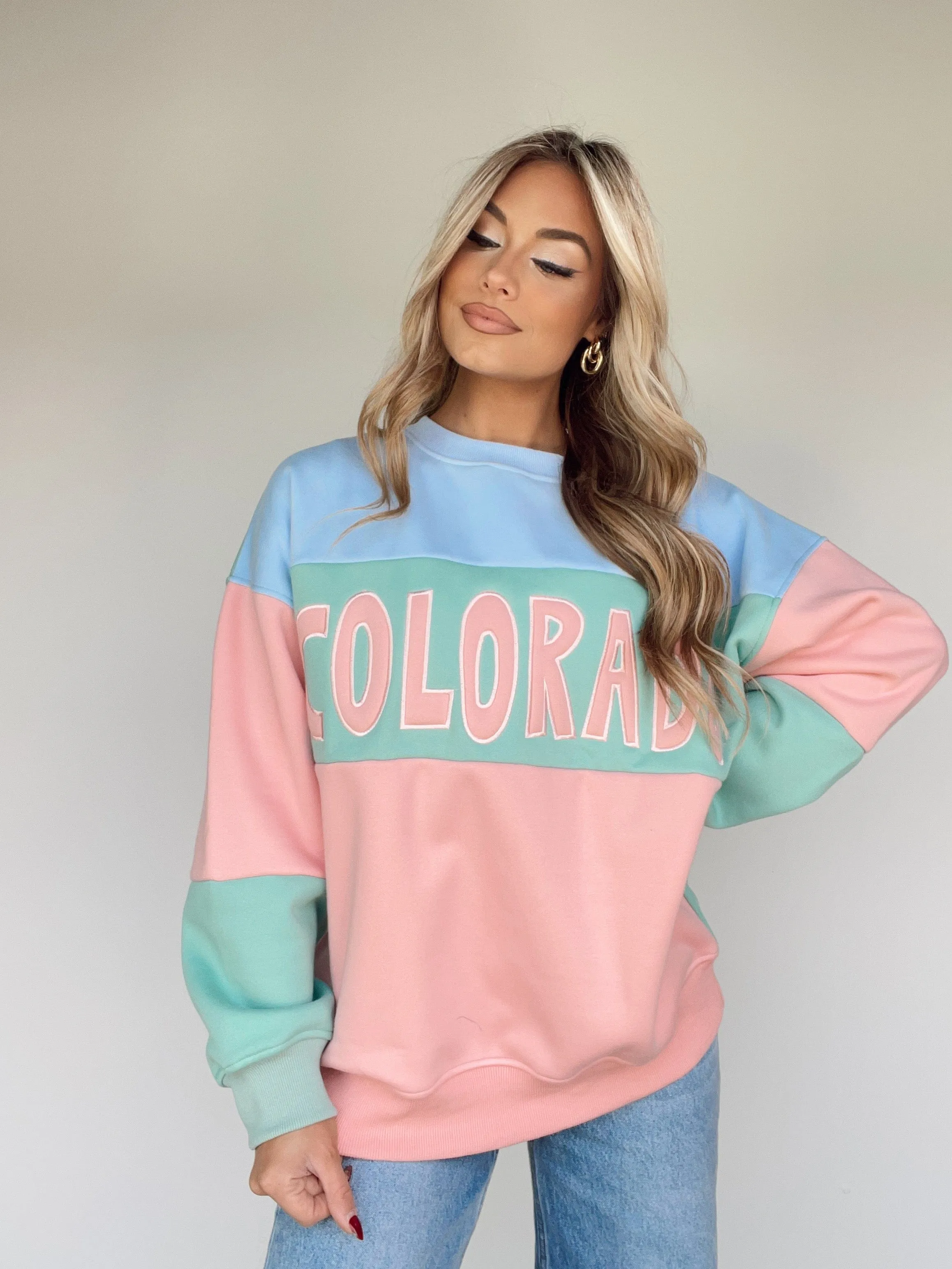 Colorado Colorblock Sweatshirt sold by LANE 201 product image thumbnail 4