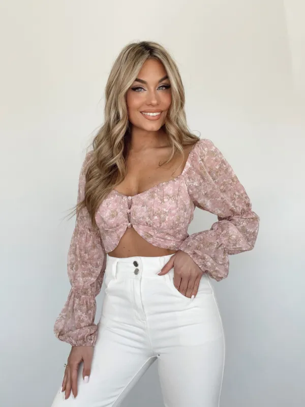 Sweetest Crush Floral Top sold by LANE 201