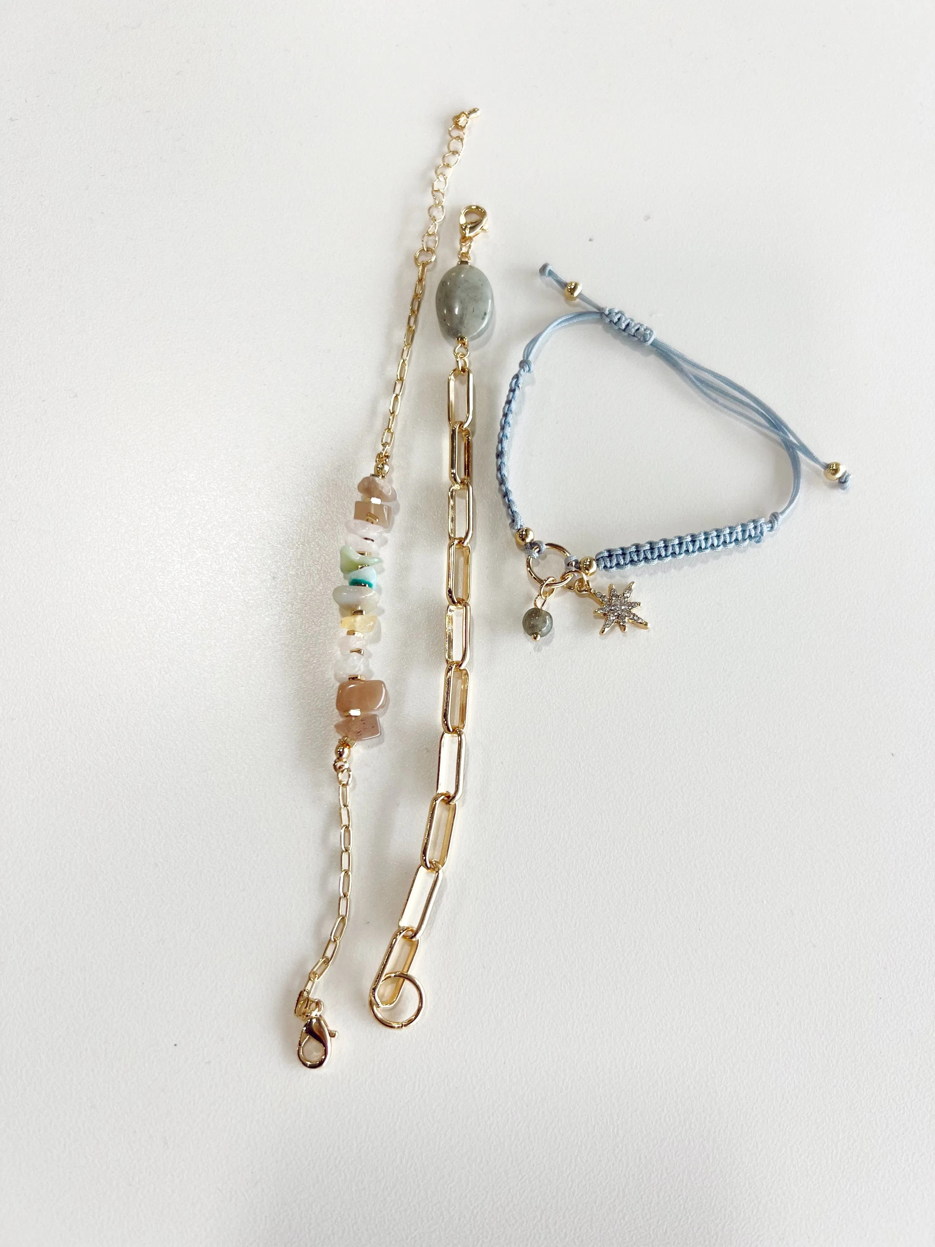 Pebble Stone Bracelet Set sold by LANE 201 product image thumbnail 2