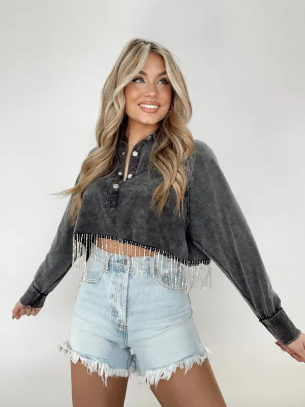 Black Rock It Out Top sold by LANE 201