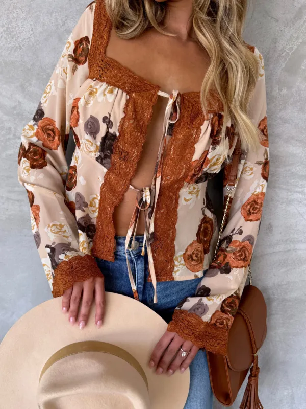 Autumn Romance Top made by LANE 201