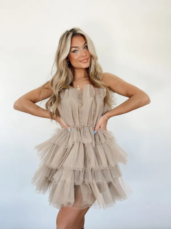 Totally Tulle Mini Dress sold by LANE 201