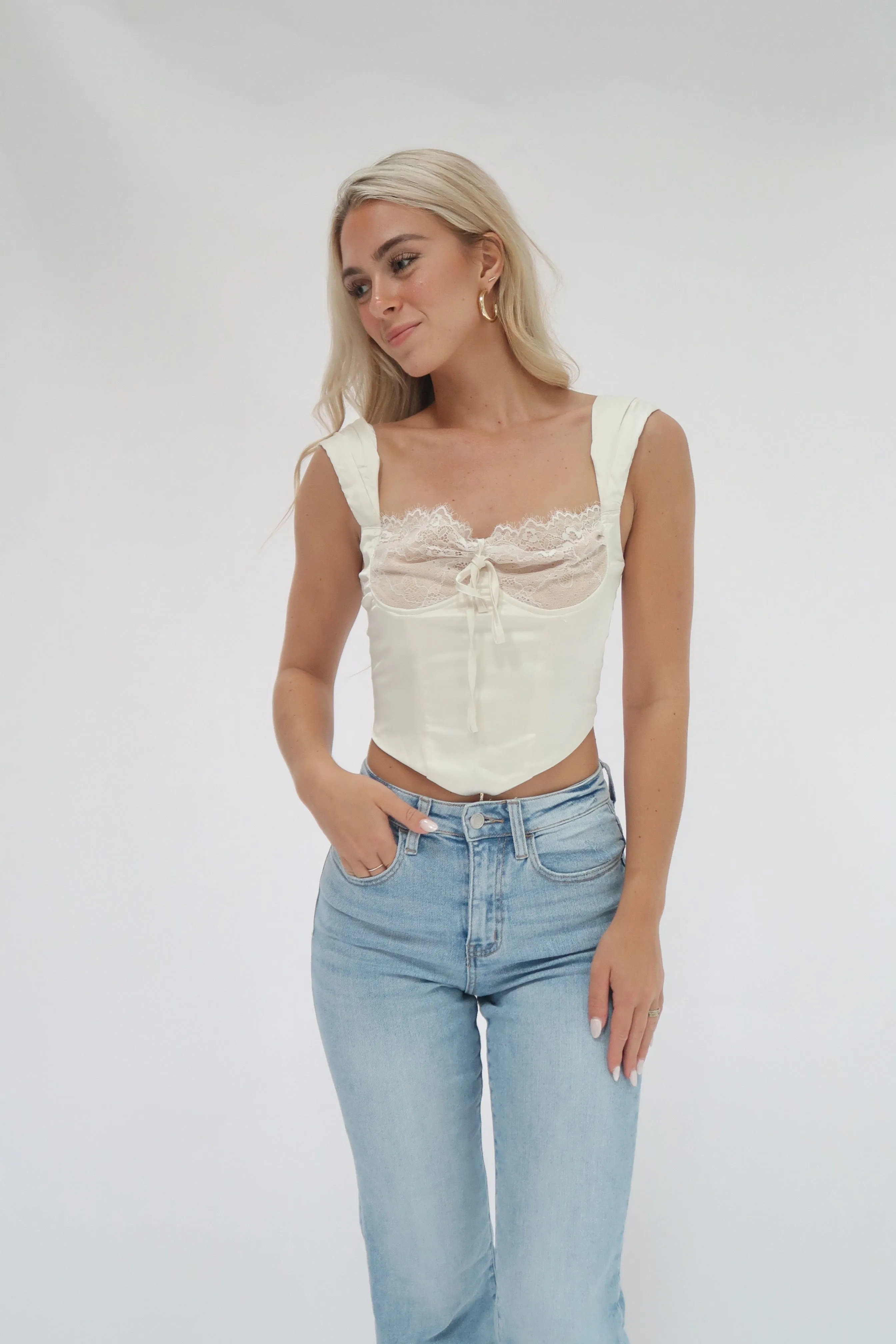 Marissa Lace Tank sold by LANE 201 product image thumbnail 3