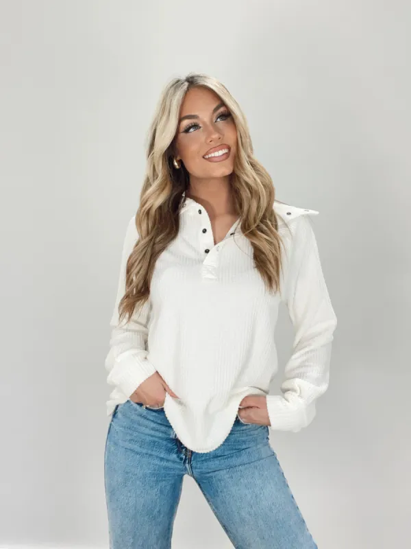 Half Snap Pullover sold by LANE 201