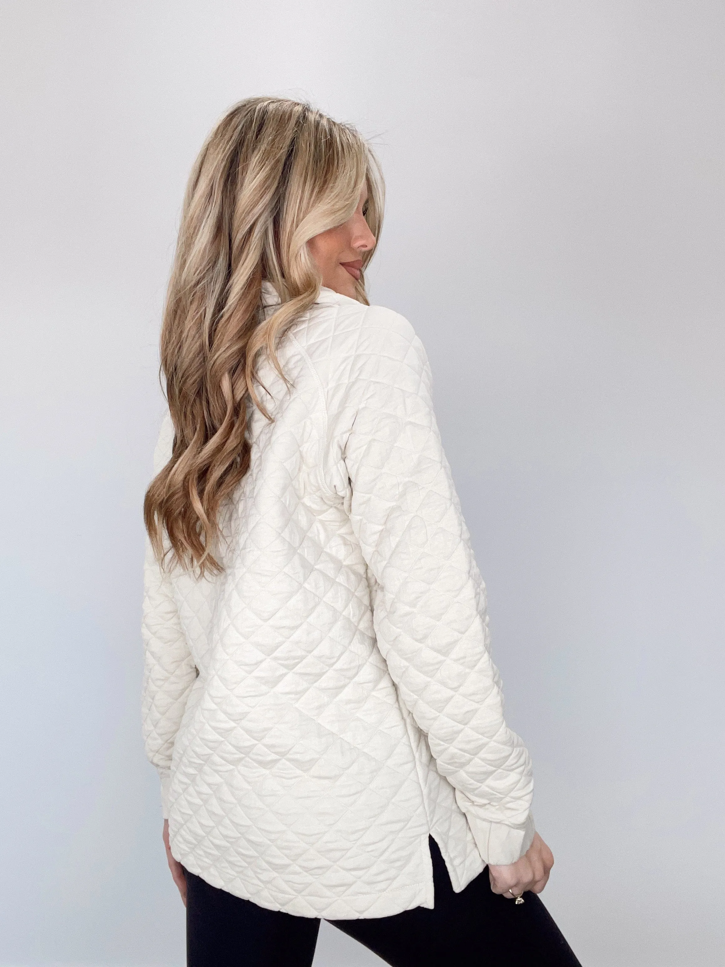 Quilted Jersey Pullover sold by LANE 201 product image thumbnail 2
