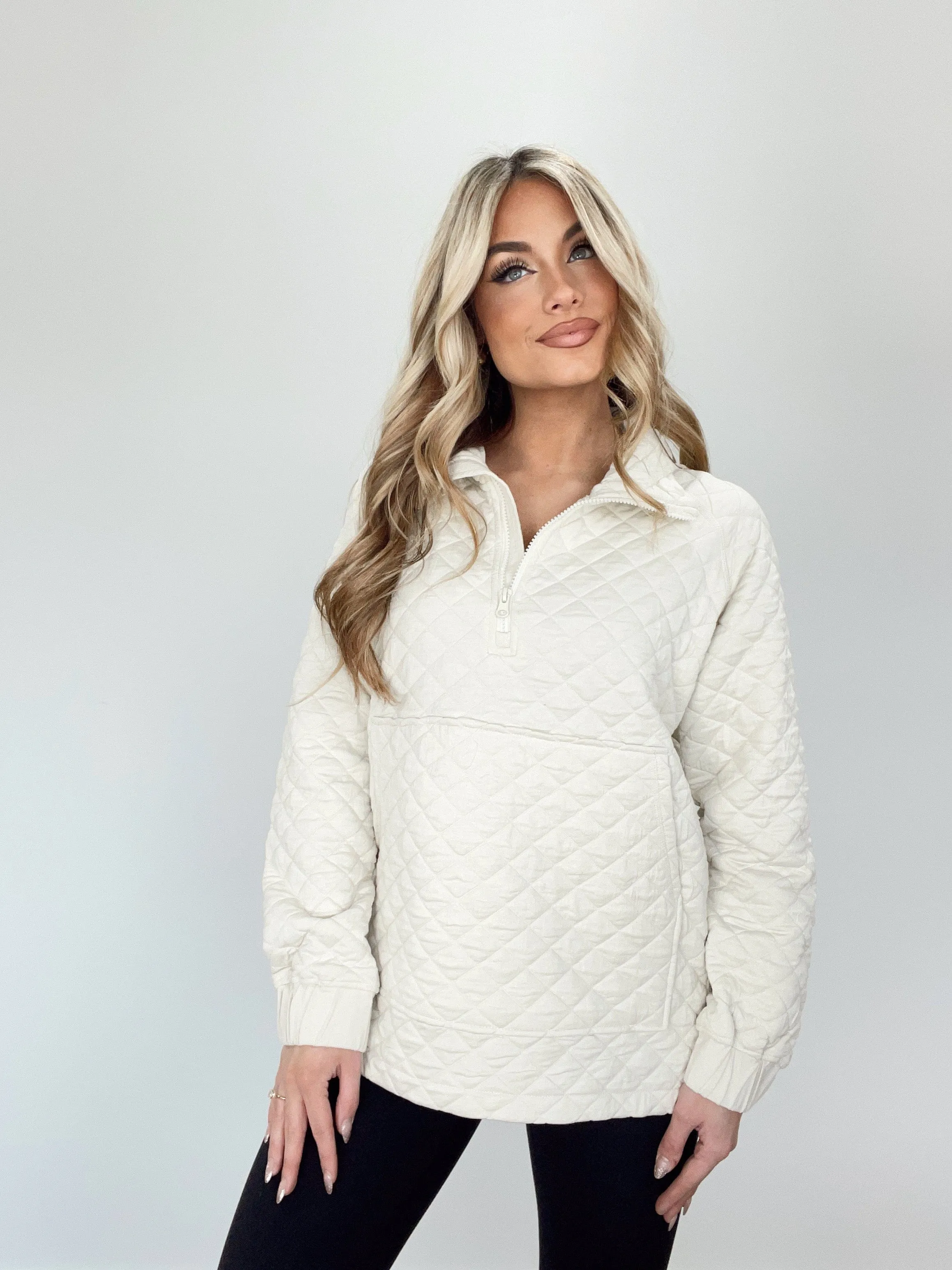 Quilted Jersey Pullover sold by LANE 201 product image thumbnail 4