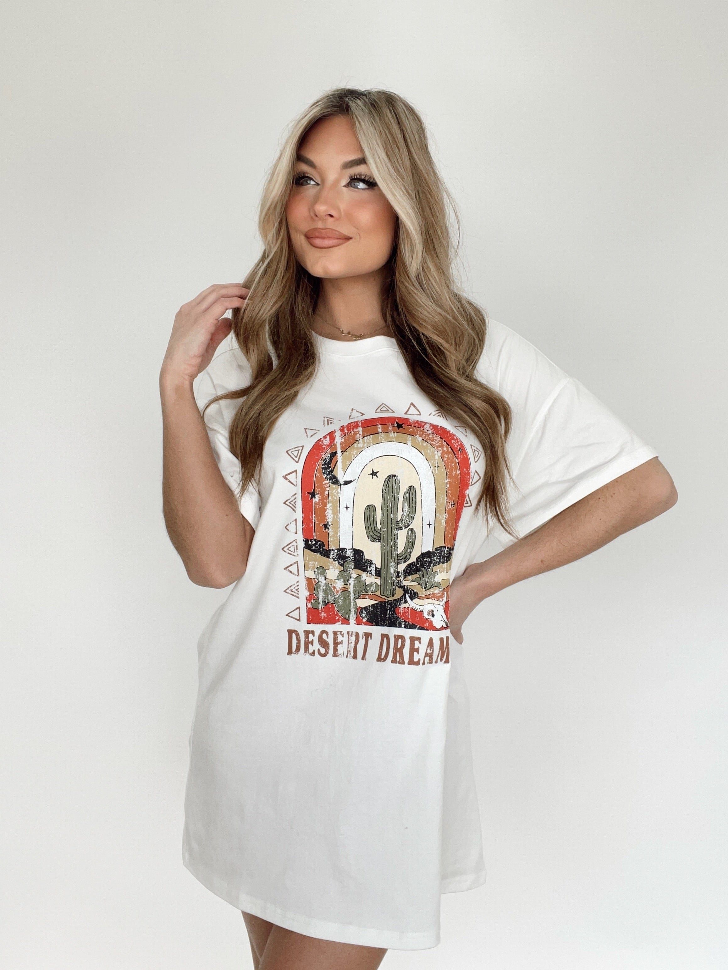 Ivory Desert Dreamer Graphic Tee sold by LANE 201