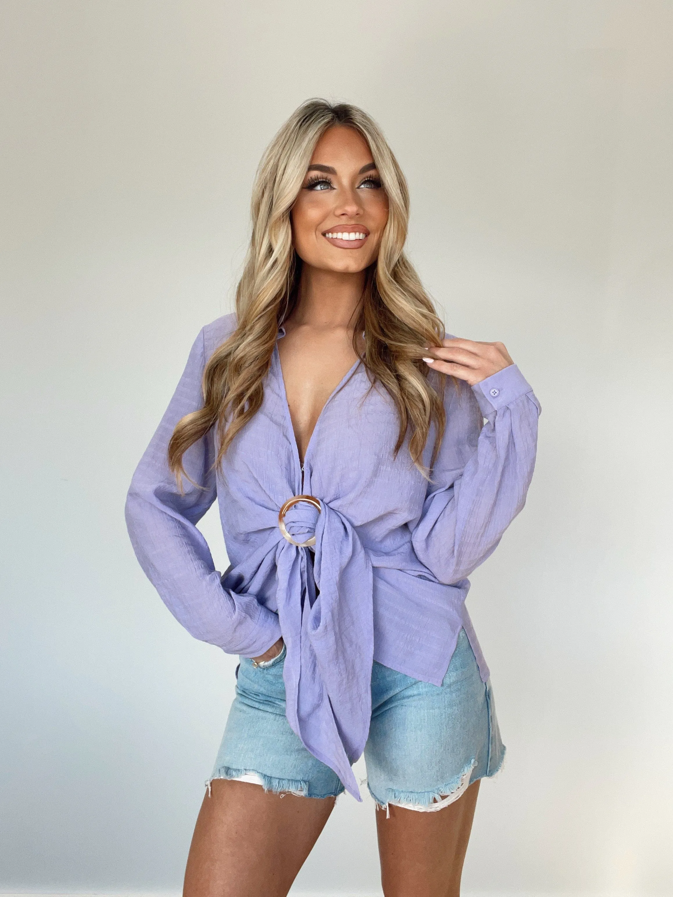 Lavender Escape Top sold by LANE 201 product image thumbnail 4
