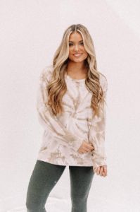 Look On The Tie-Dye Side Sweatshirt sold by LANE 201