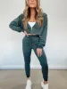 Dark Teal Fit For It Joggers sold by LANE 201