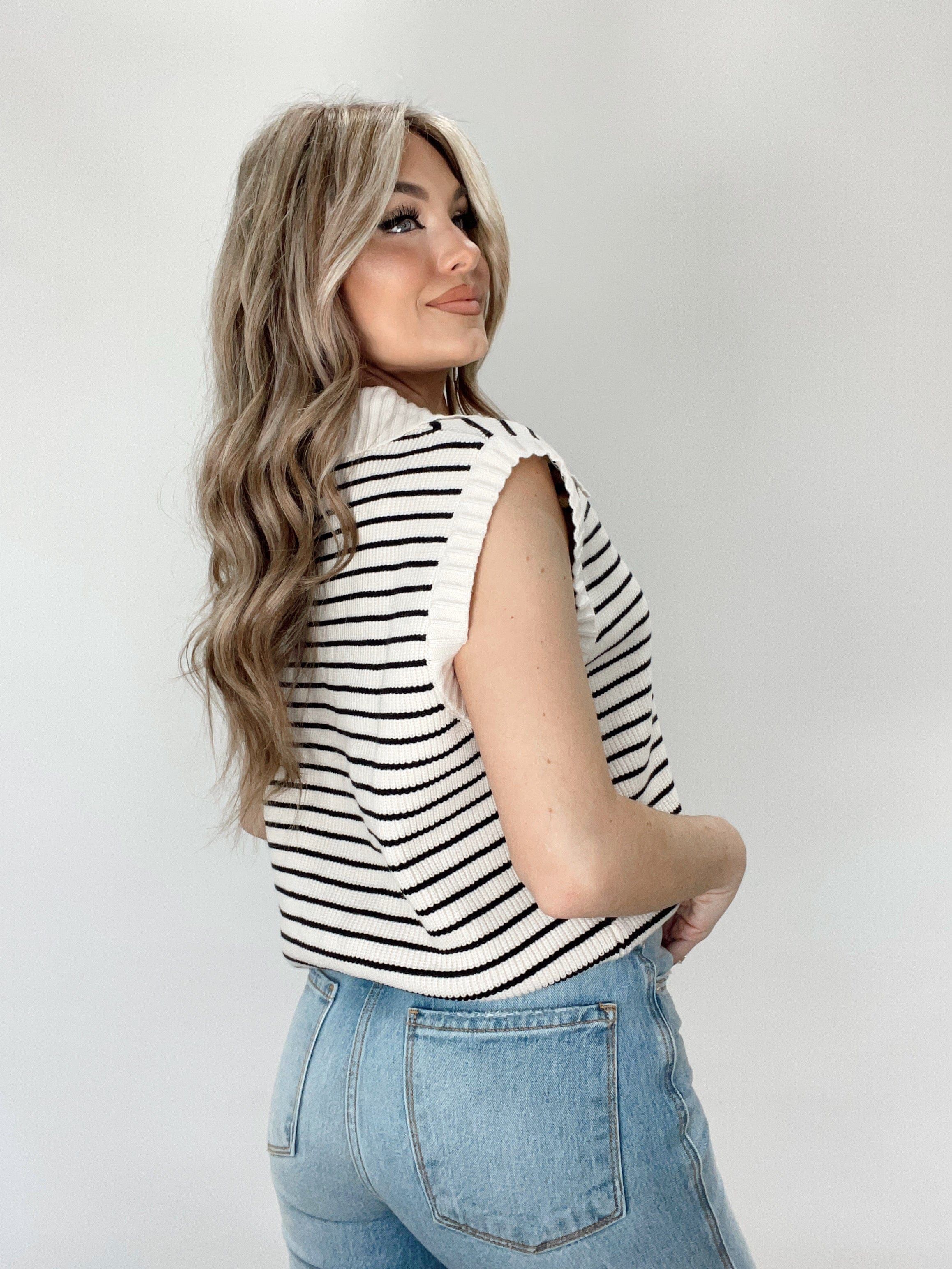 By The Book Sweater Vest sold by LANE 201 product image thumbnail 3