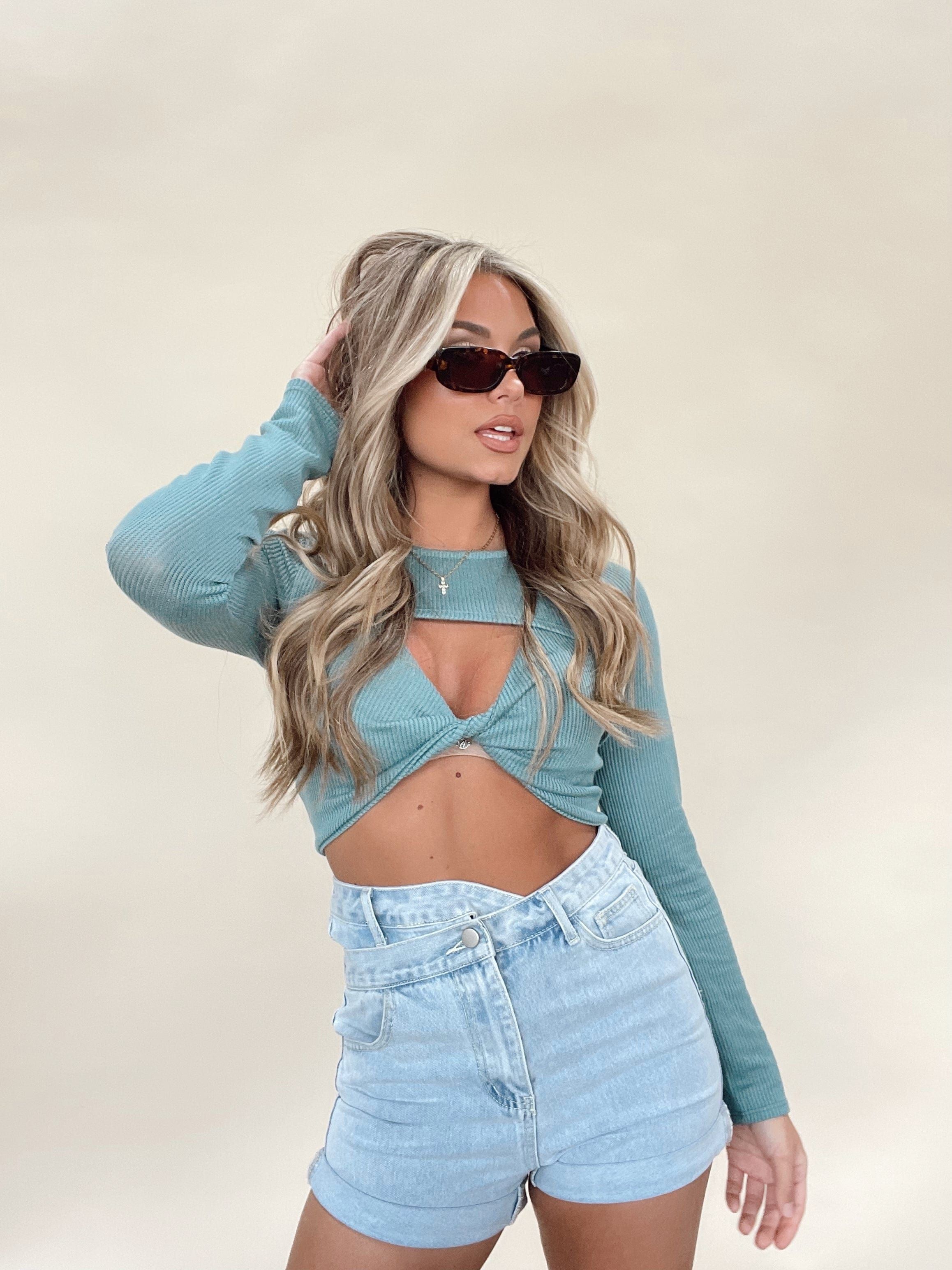 Reality Called Crop Top sold by LANE 201 product image thumbnail 3
