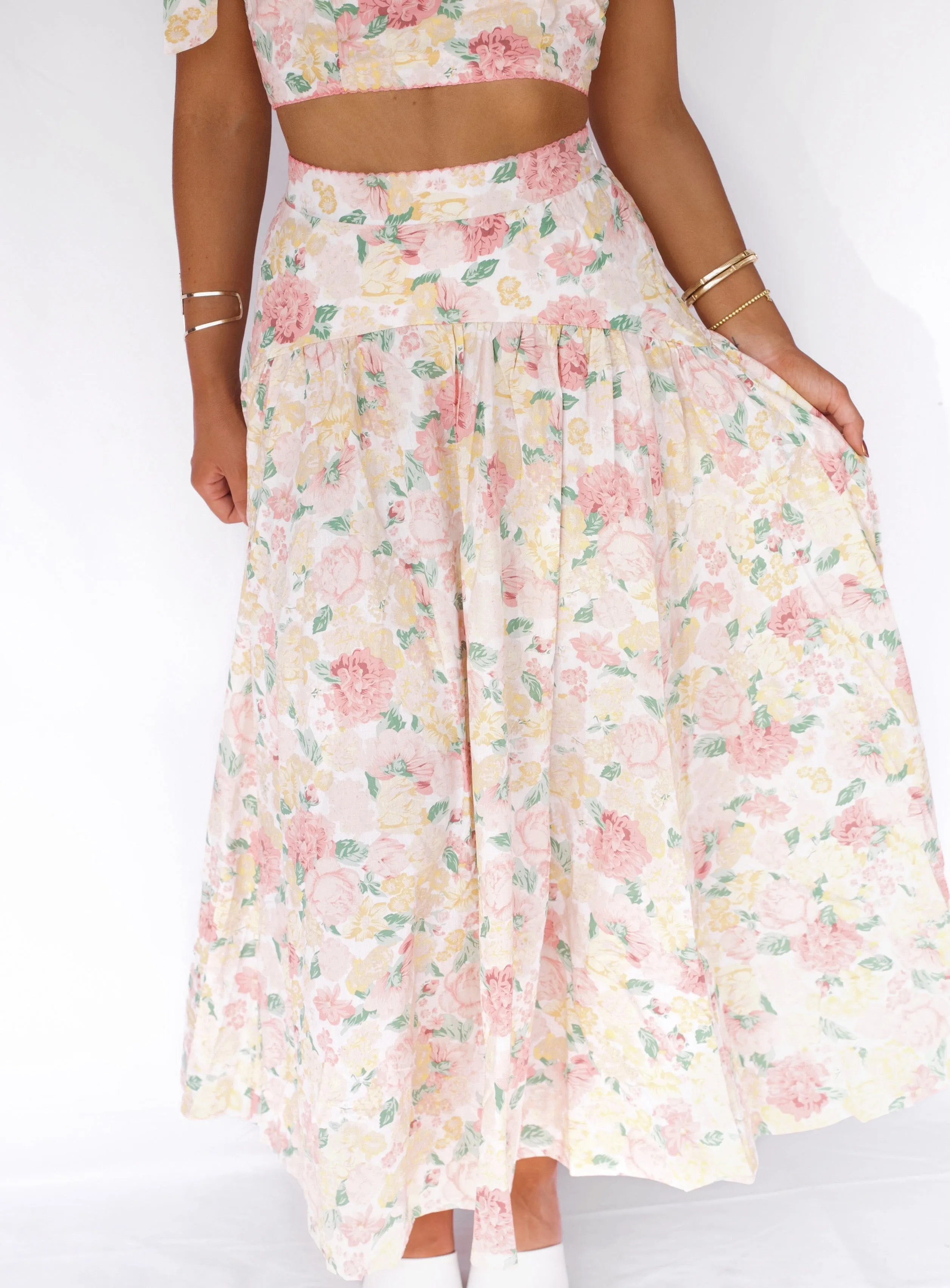 Lush Garden Midi Skirt sold by LANE 201 product image thumbnail 3