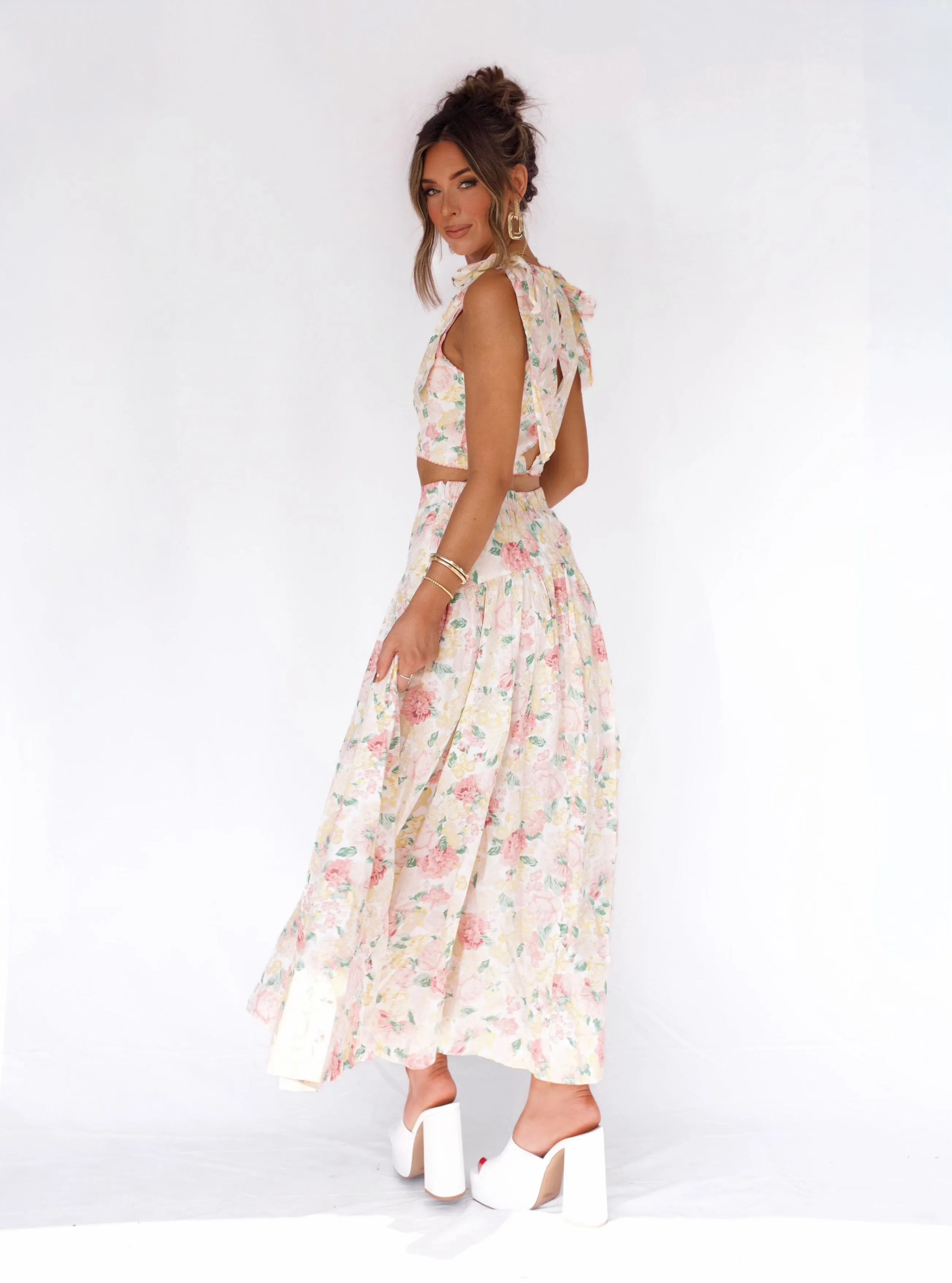 Lush Garden Midi Skirt sold by LANE 201 product image thumbnail 2