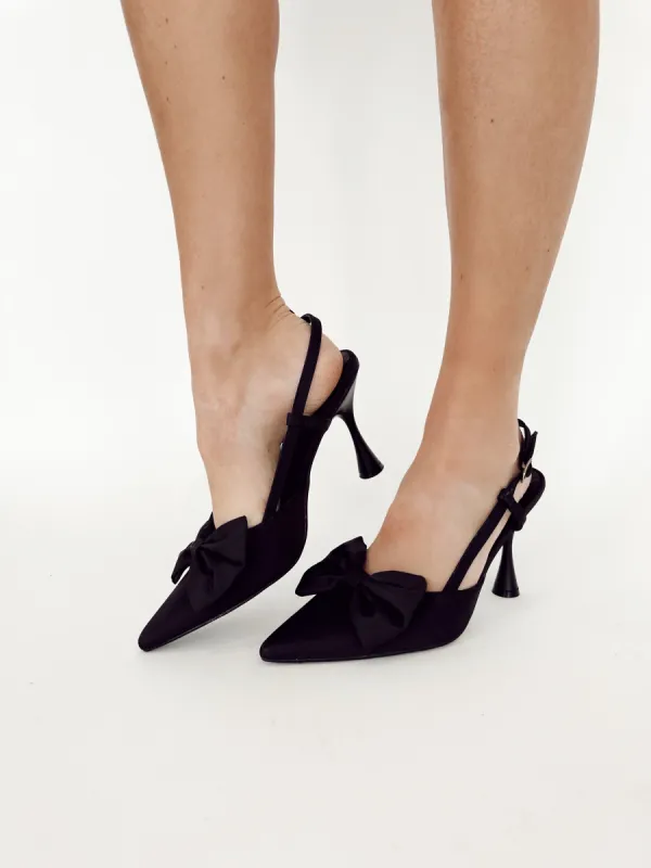 Bow Slingback Heel sold by LANE 201