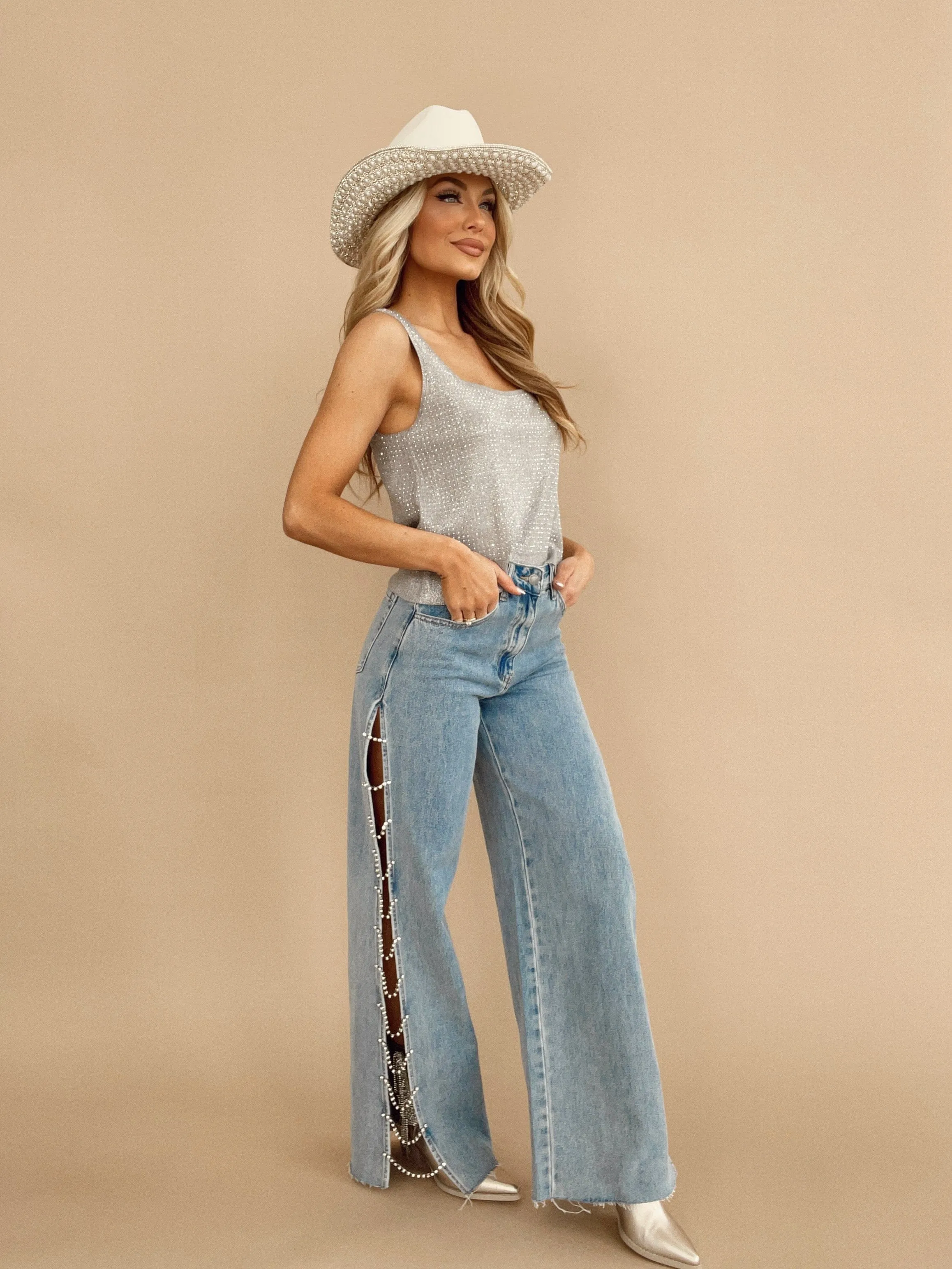 Country Star Rhinestone Denim sold by LANE 201
