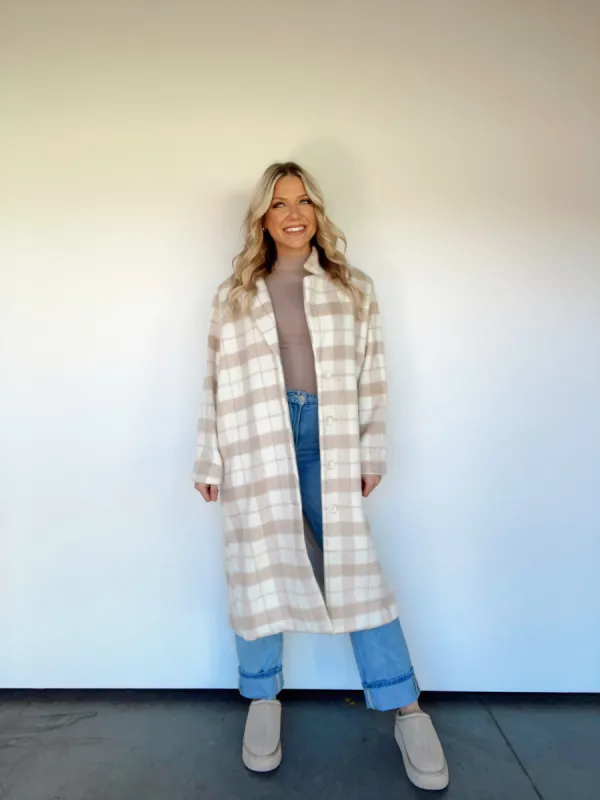 First Frost Plaid Coat sold by LANE 201