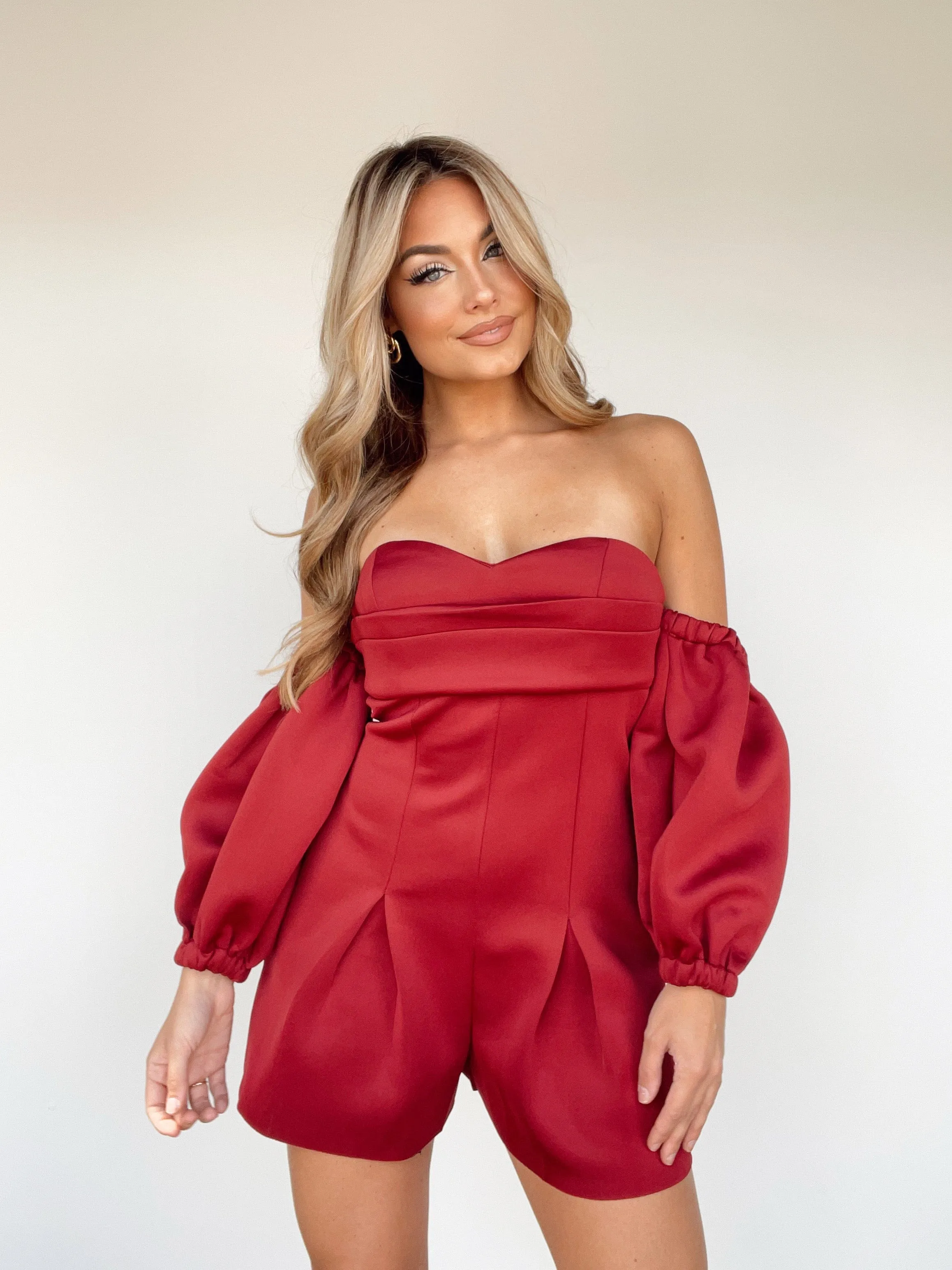 Cabernet Crush Romper sold by LANE 201 product image thumbnail 5