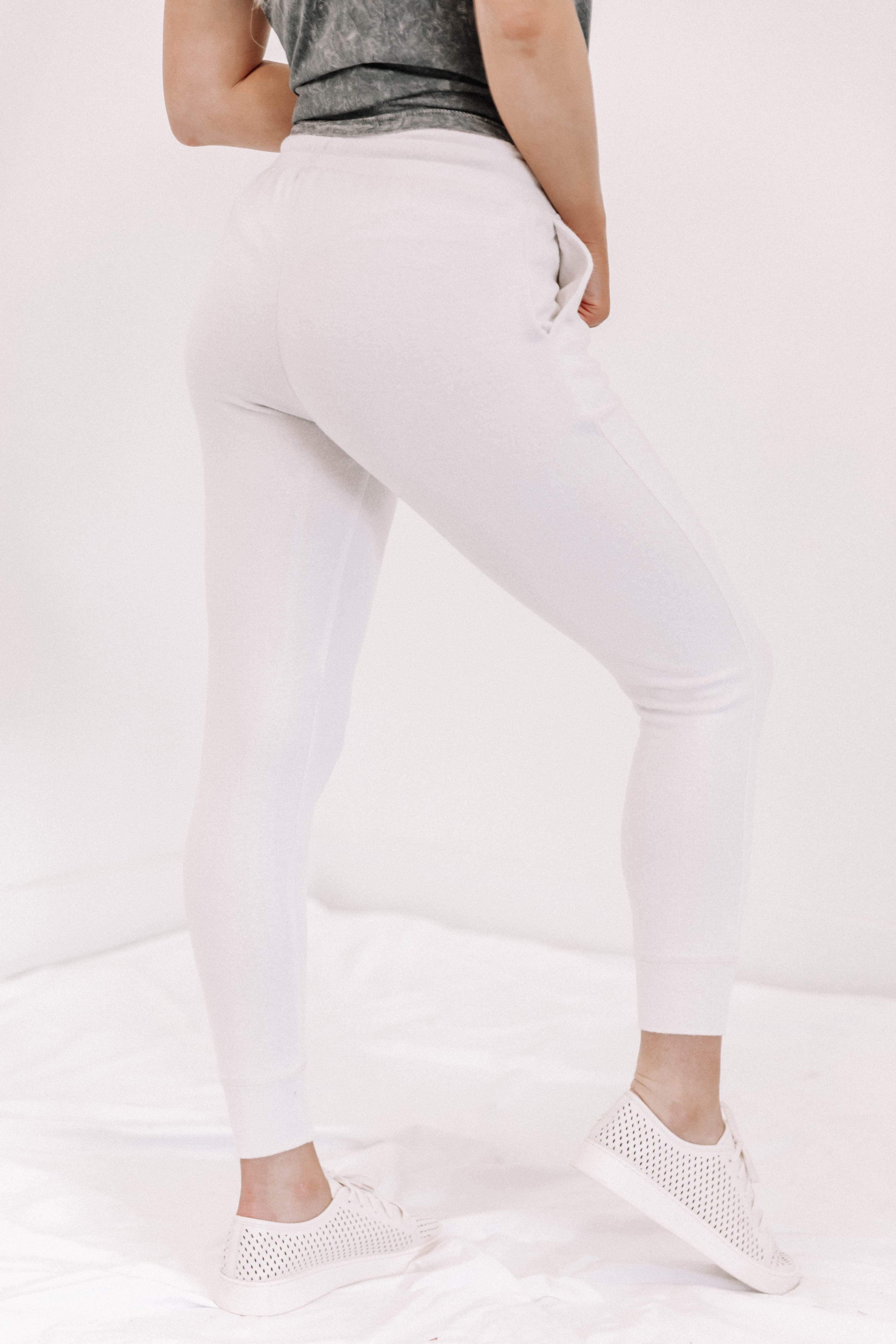 Light Taupe Fuzzy Joggers sold by LANE 201 product image thumbnail 2