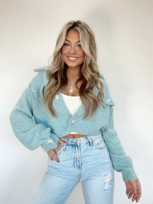 Chill With Me Fuzzy Jacket sold by LANE 201