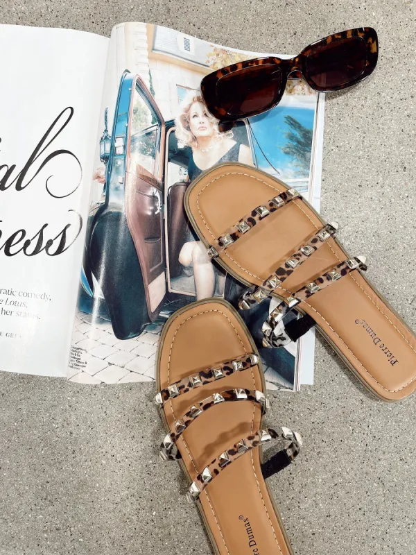 Leopard Stevie Sandal sold by LANE 201