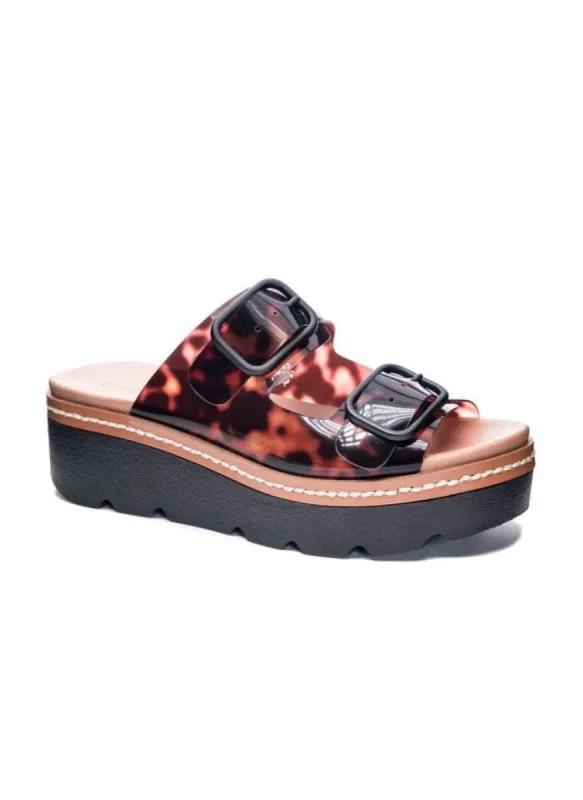 Carina Tortoise Platform Sandal sold by LANE 201