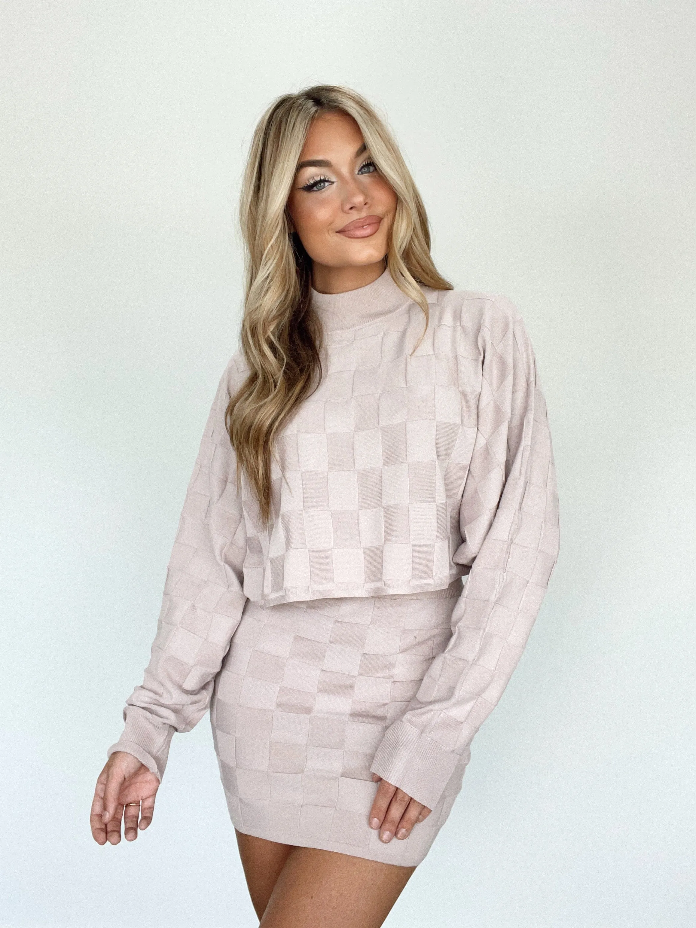 Muted Check Sweater sold by LANE 201 product image thumbnail 3