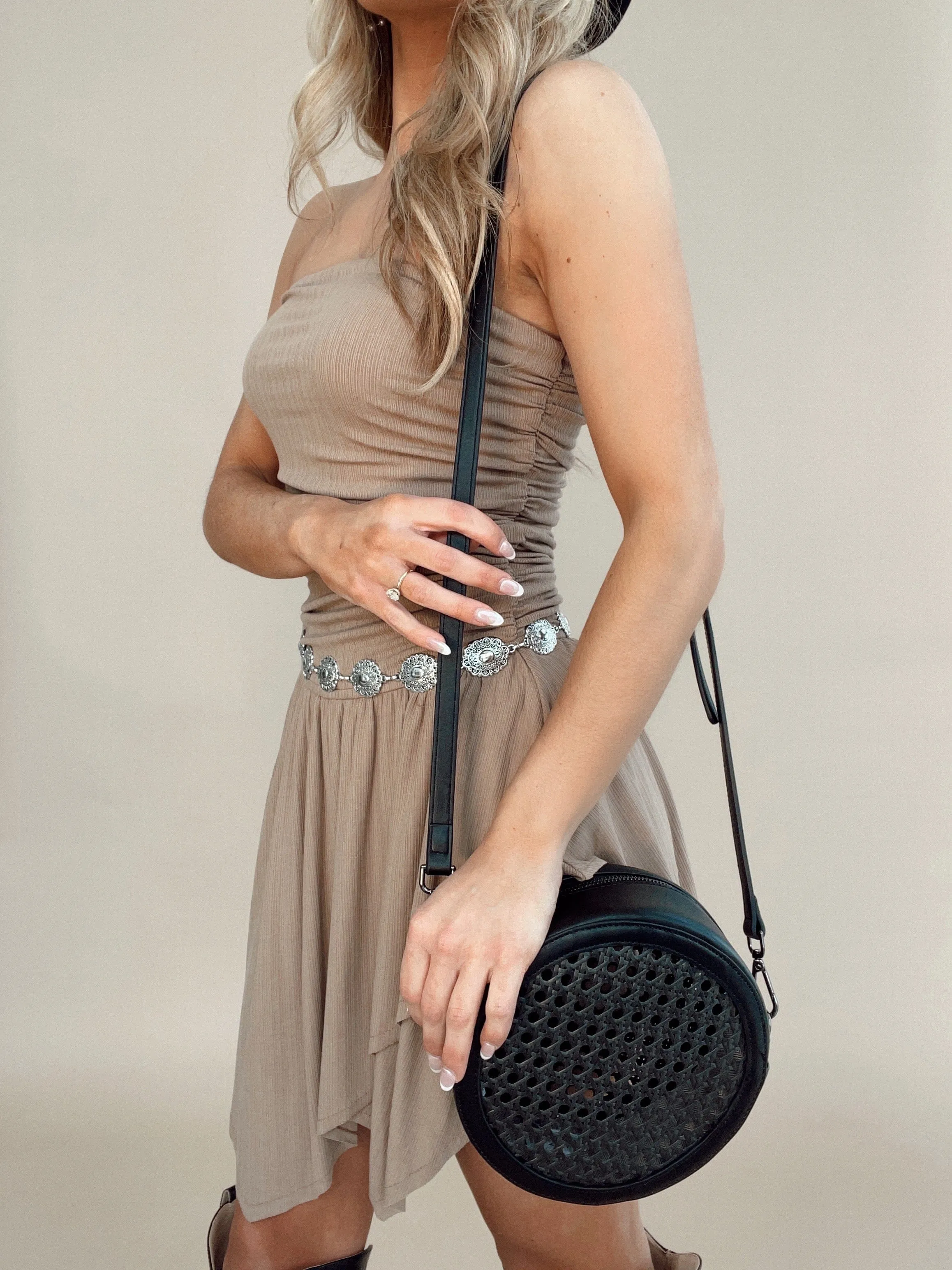 Black Rattan Crossbody sold by LANE 201 product image thumbnail 3