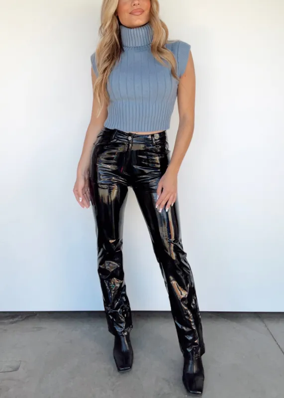 Faux Patent Leather Pants sold by LANE 201