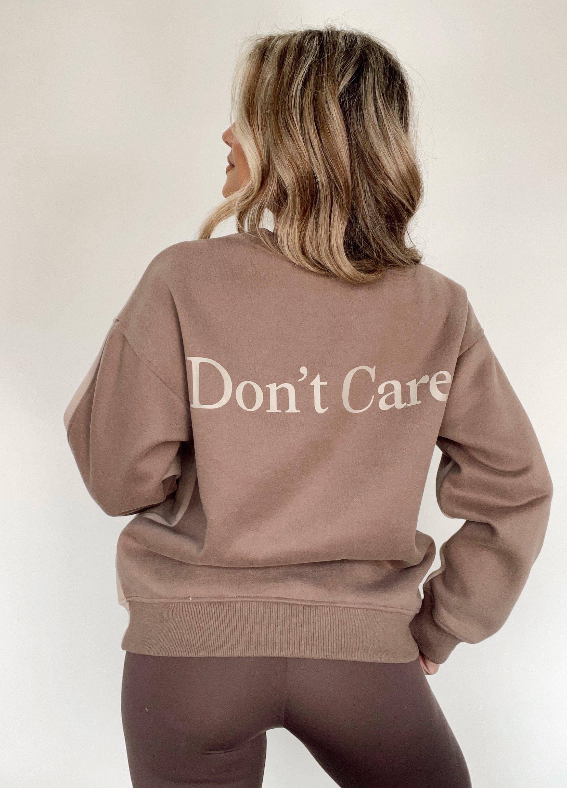 Don't Care Sweatshirt sold by LANE 201 product image thumbnail 5