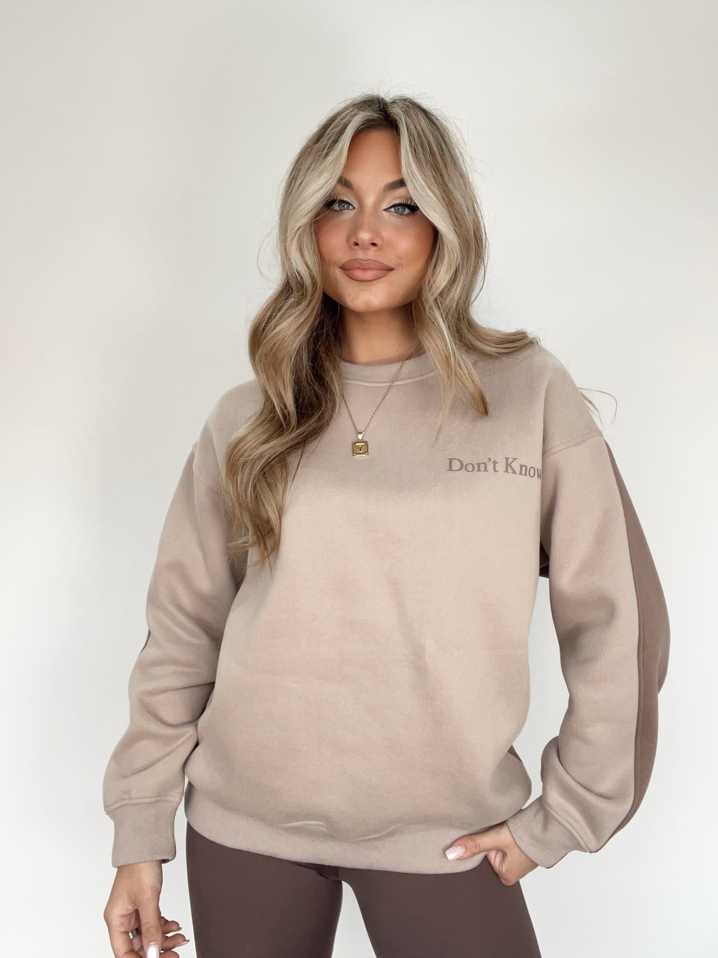 Don't Care Sweatshirt sold by LANE 201