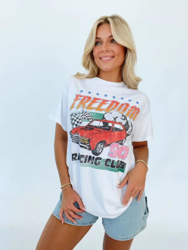 Vintage Retro Racing Graphic Tee sold by LANE 201