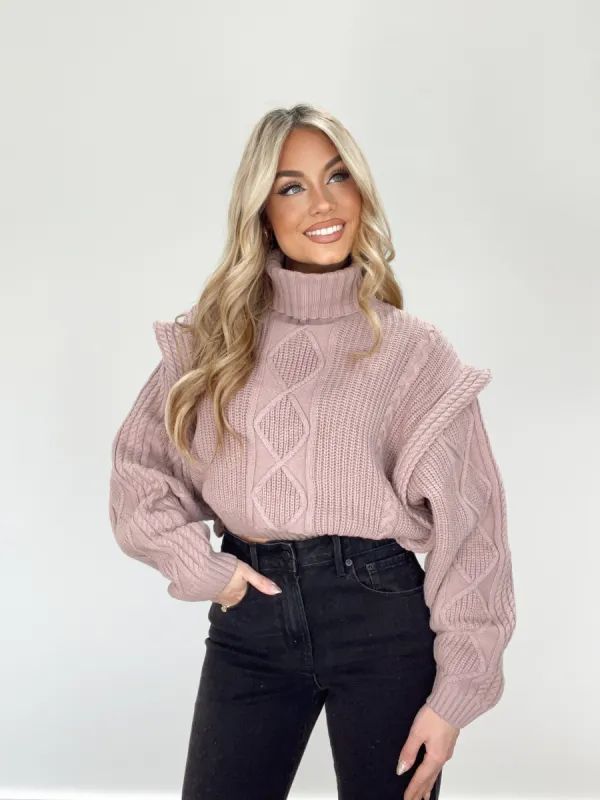 Lovestruck Cable Knit Sweater sold by LANE 201