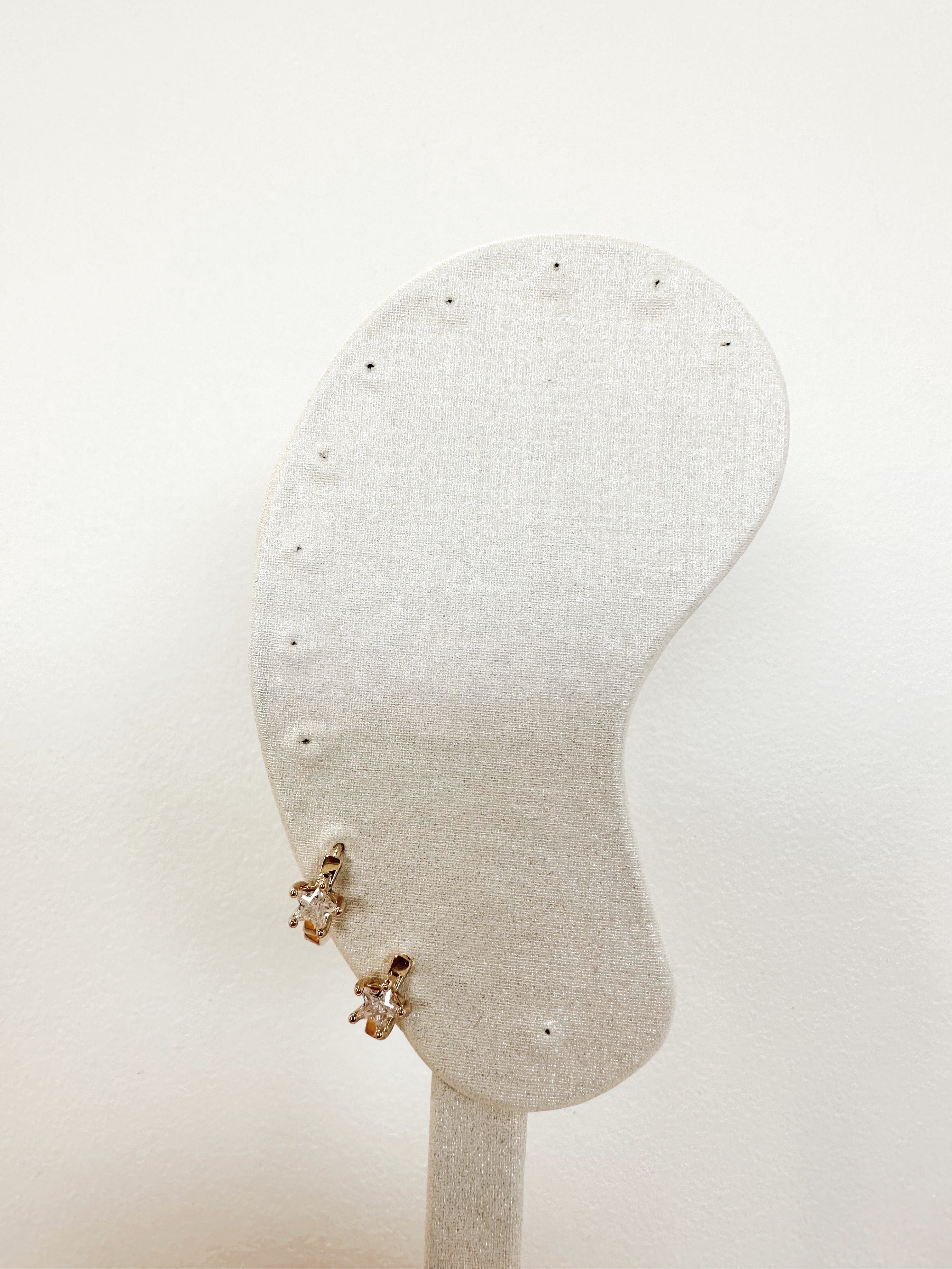 Gold Rhinestone Hoop sold by LANE 201 product image thumbnail 2