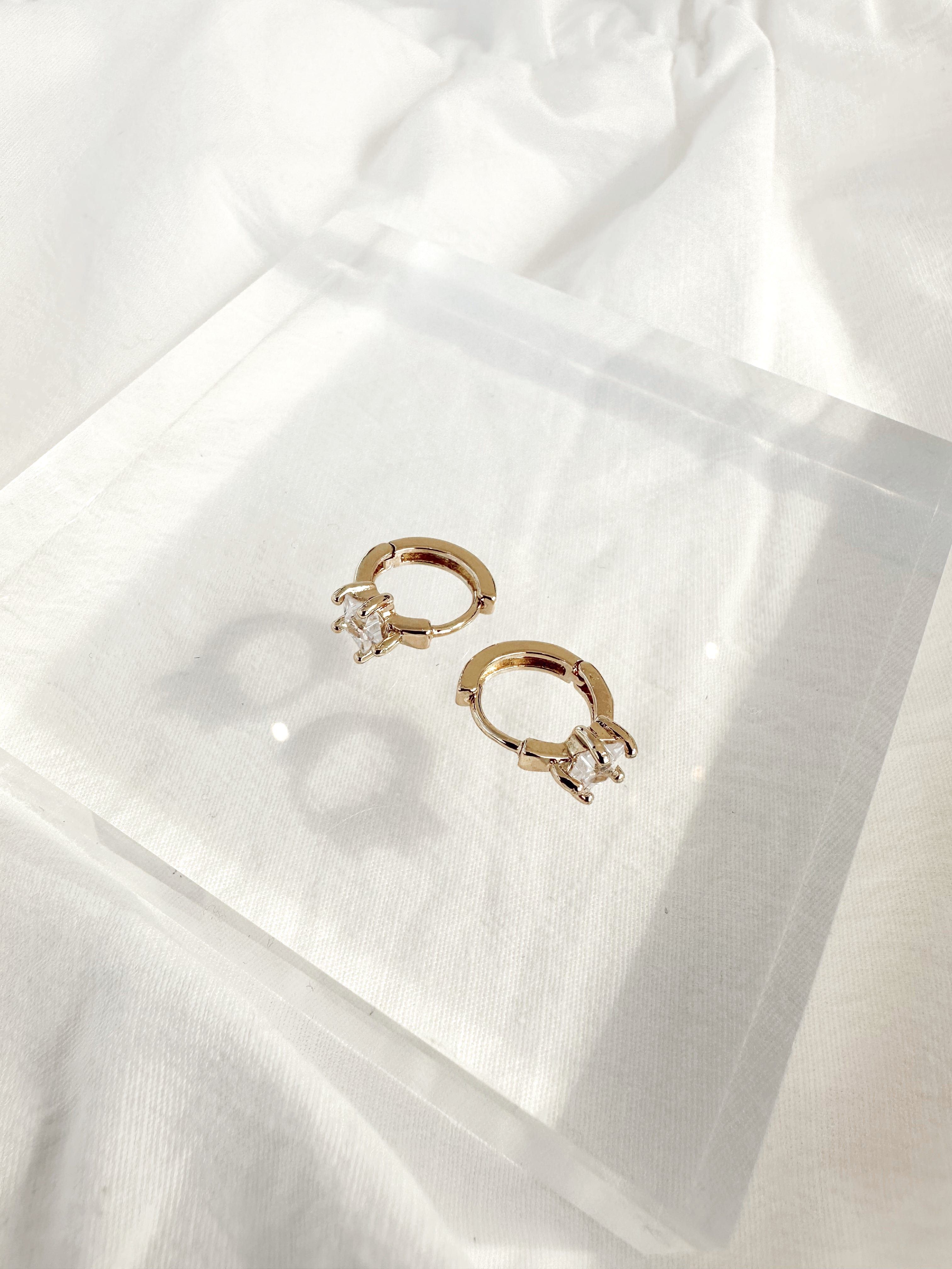 Gold Rhinestone Hoop sold by LANE 201