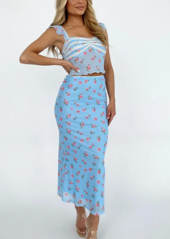 Tea Blossom Skirt sold by LANE 201