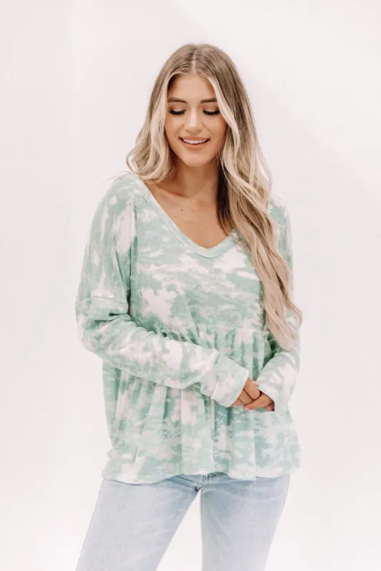 Please No Photos Tie Dye Top sold by LANE 201