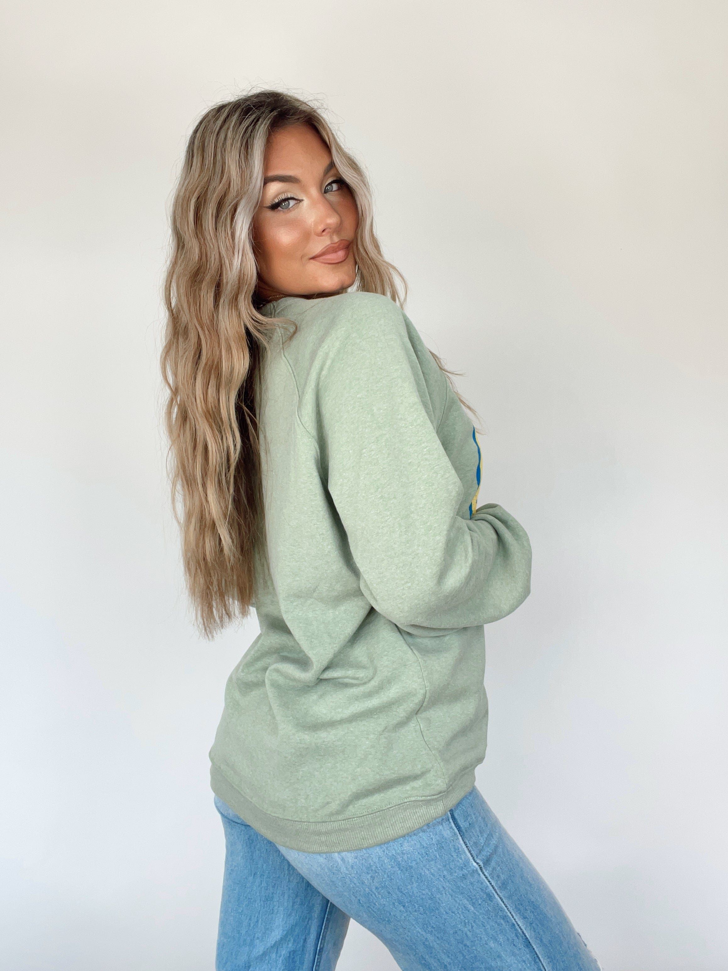 Think Happy Crewneck sold by LANE 201 product image thumbnail 5