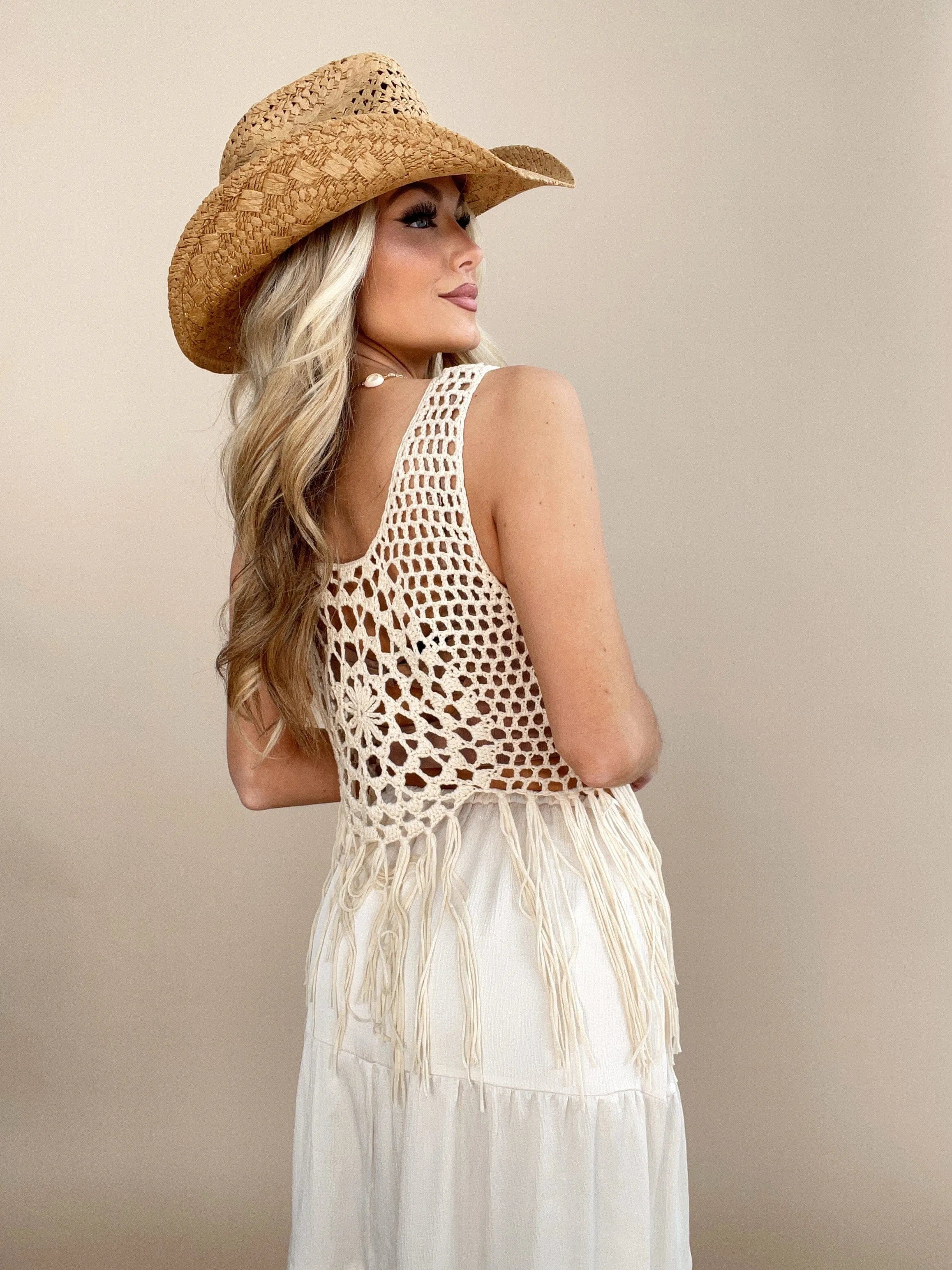 Boho Beats Crochet Top sold by LANE 201 product image thumbnail 2