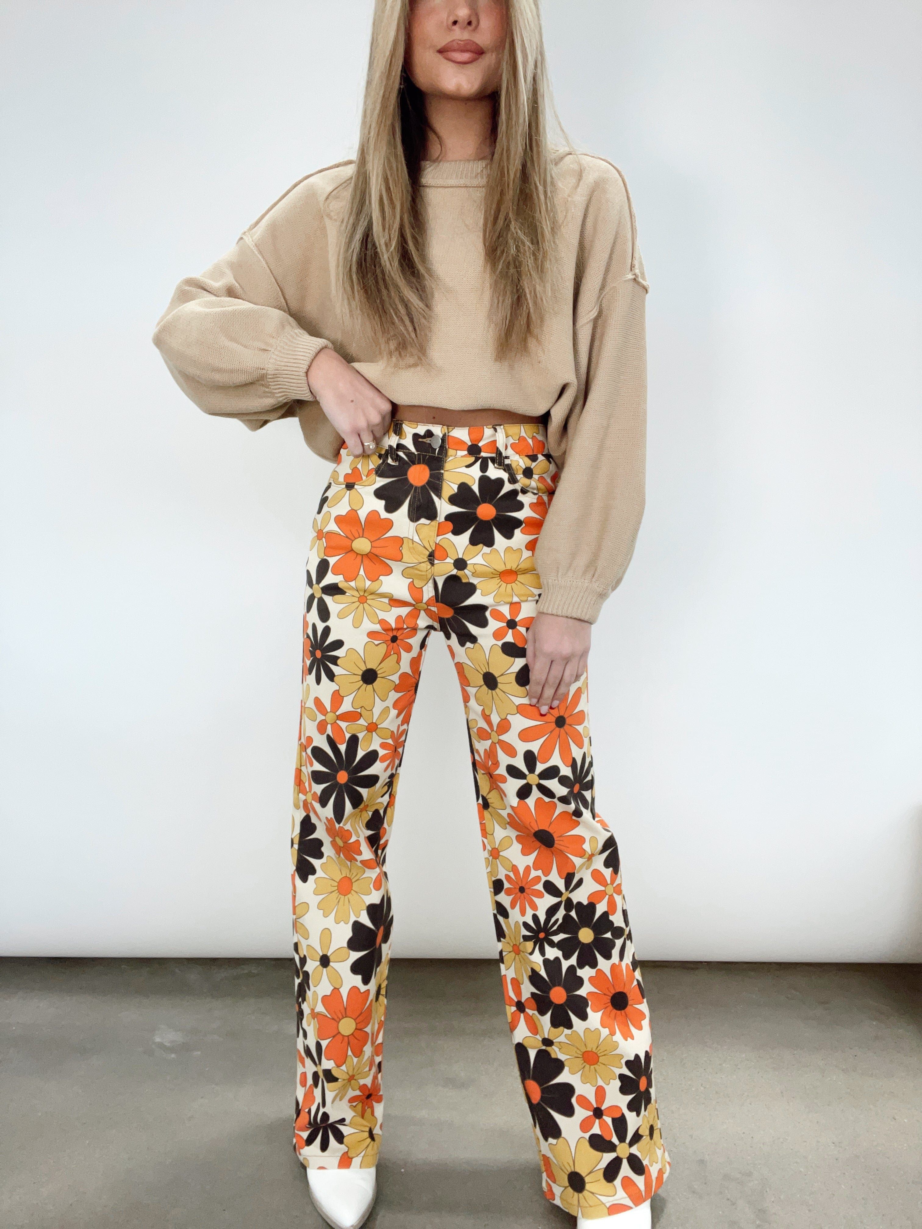 Flower Child Pants sold by LANE 201 product image thumbnail 4