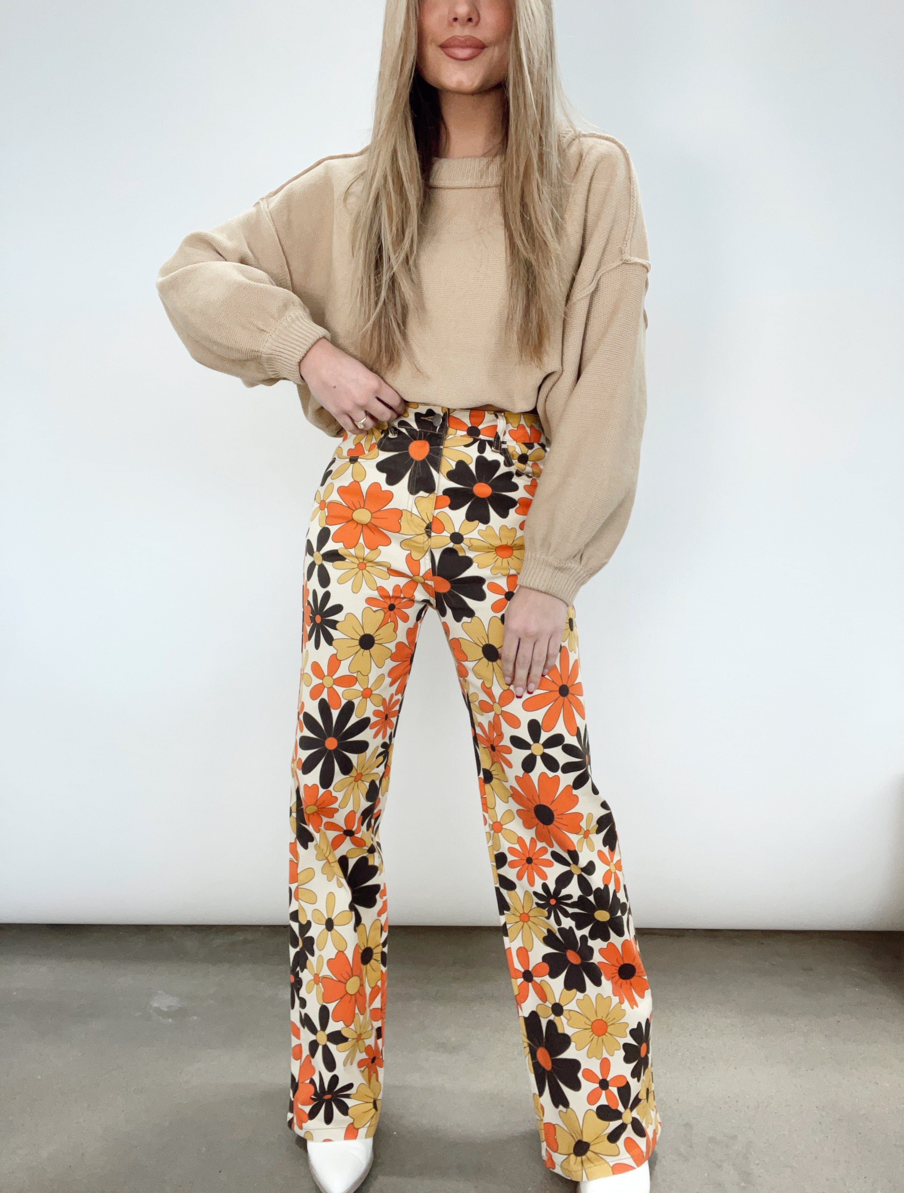 Flower Child Pants sold by LANE 201 product image thumbnail 2