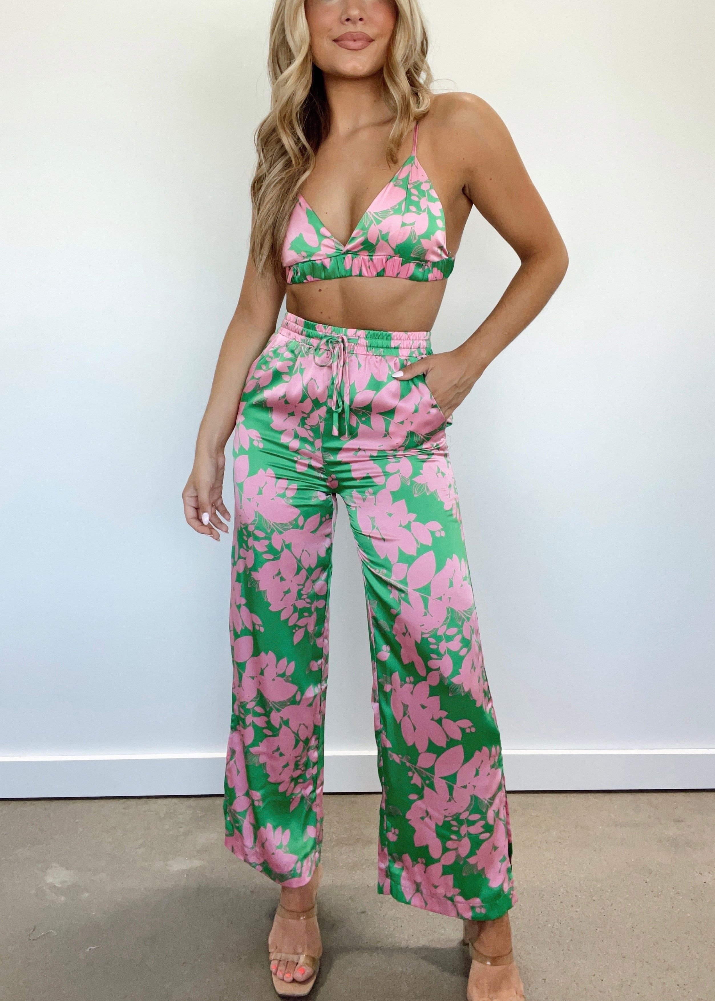 Tropical Twilight Pants sold by LANE 201
